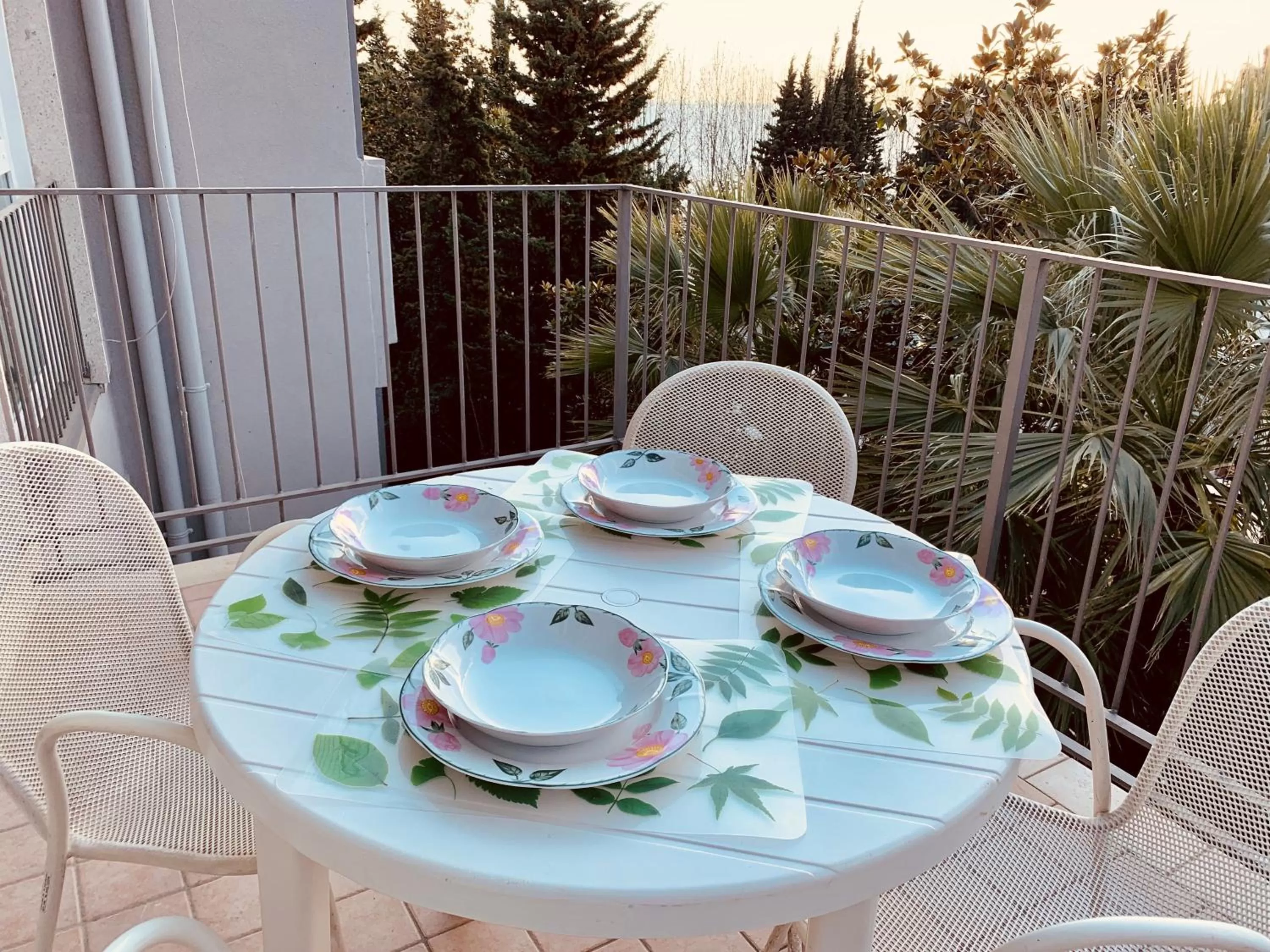 Balcony/Terrace in Front Lake Apartment Bardolino