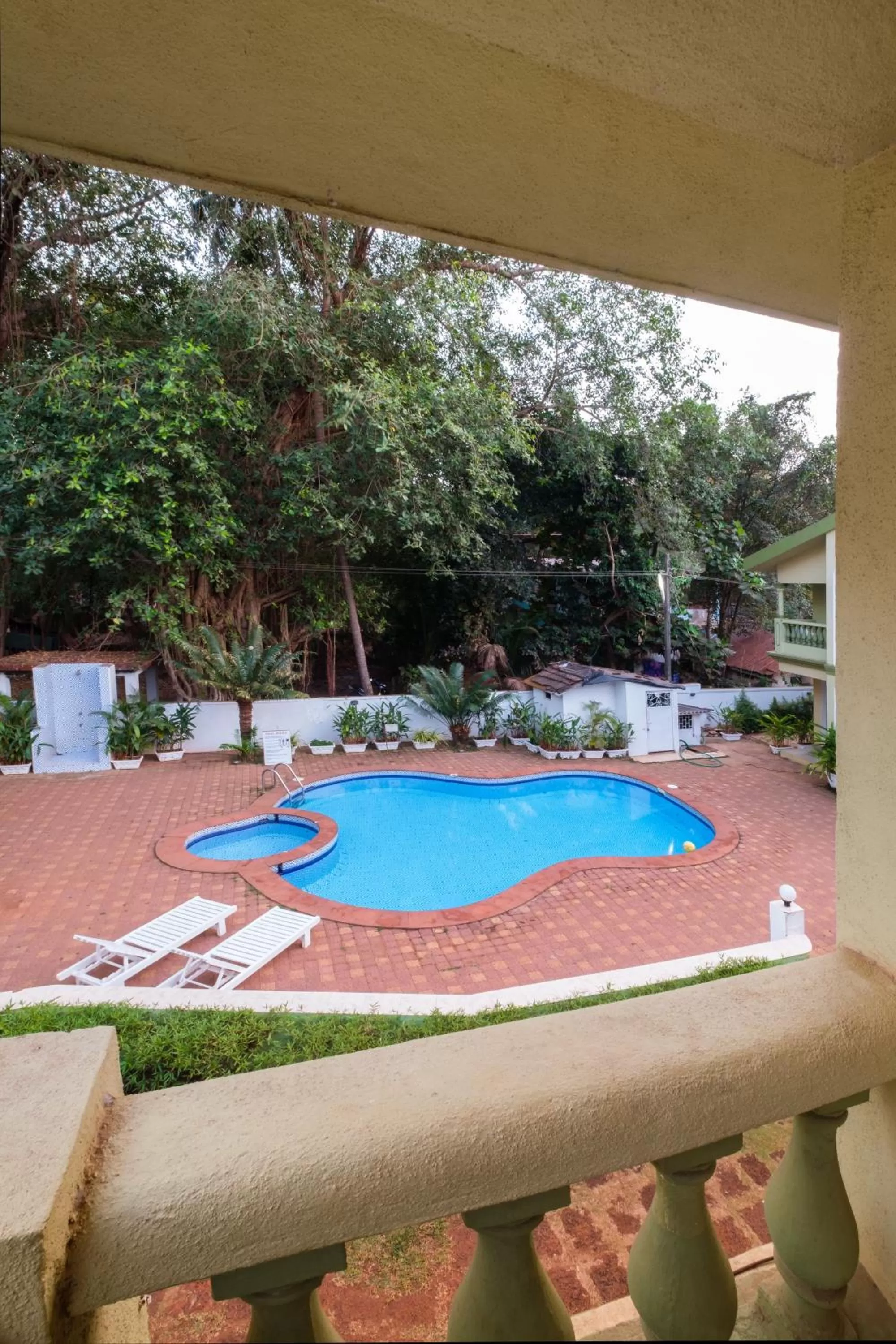 Pool View in Casa Legend Economy, Calangute Goa