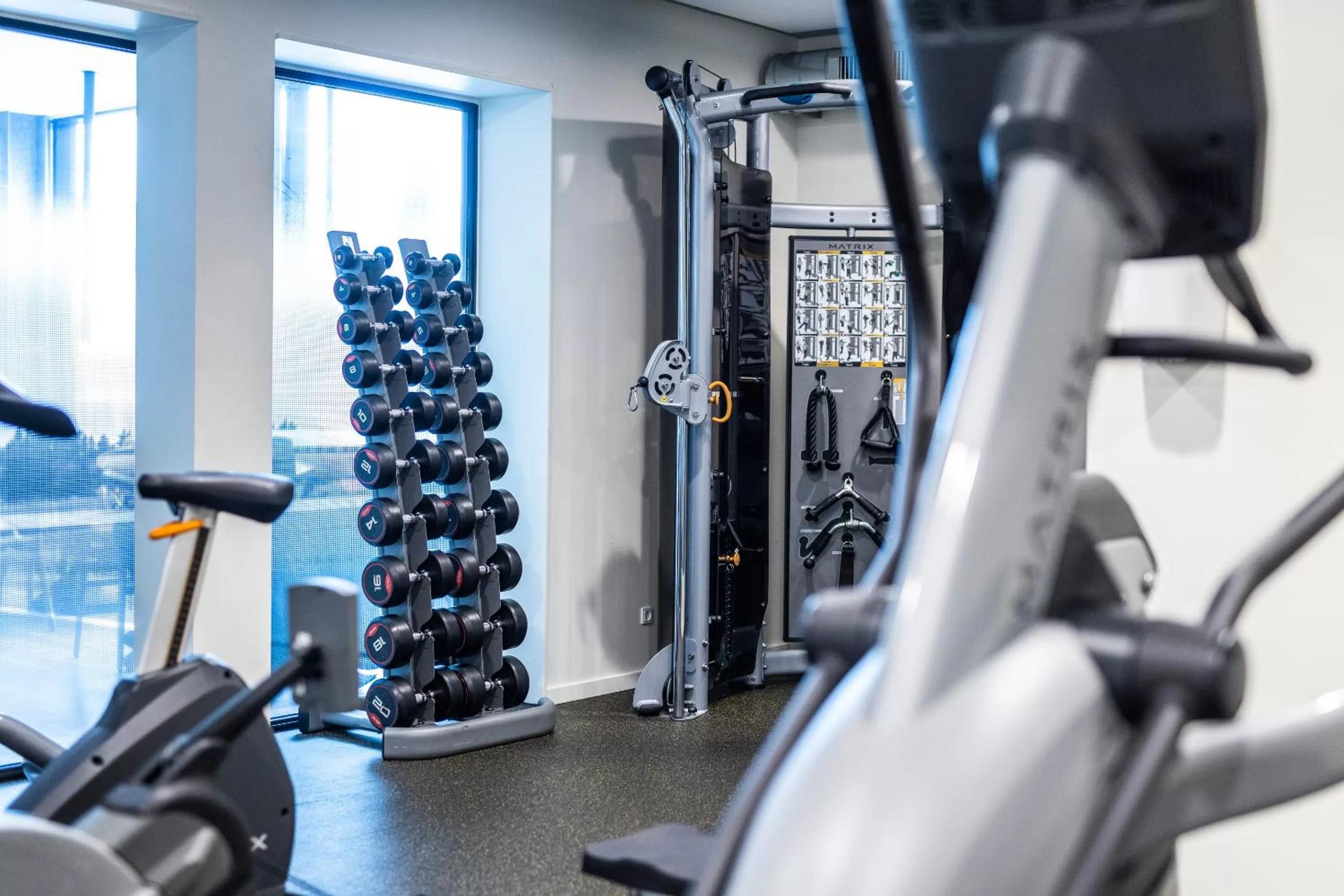 Fitness centre/facilities in Airport Hotel, Billund