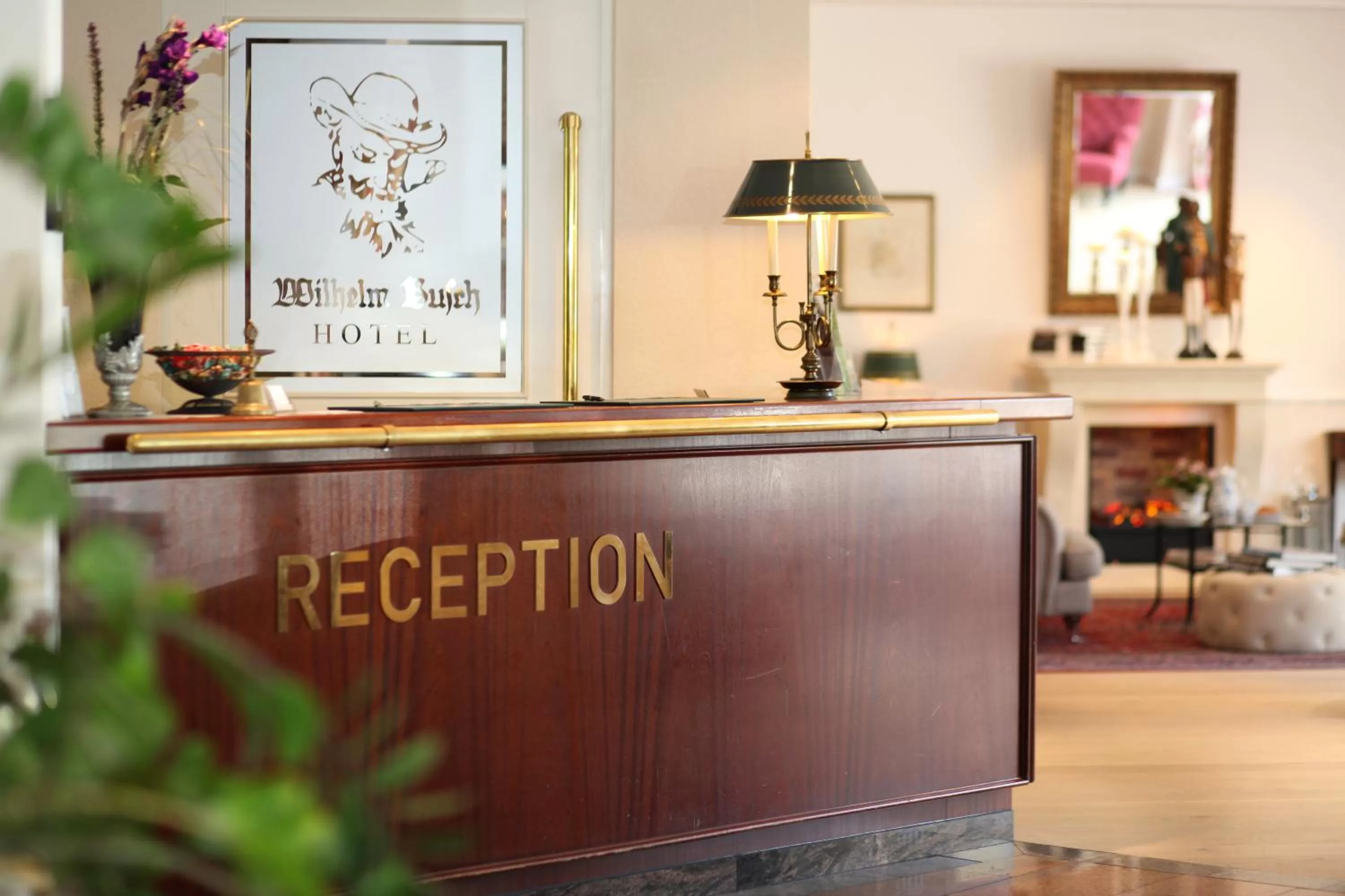 Lobby or reception in Hotel Wilhelm Busch