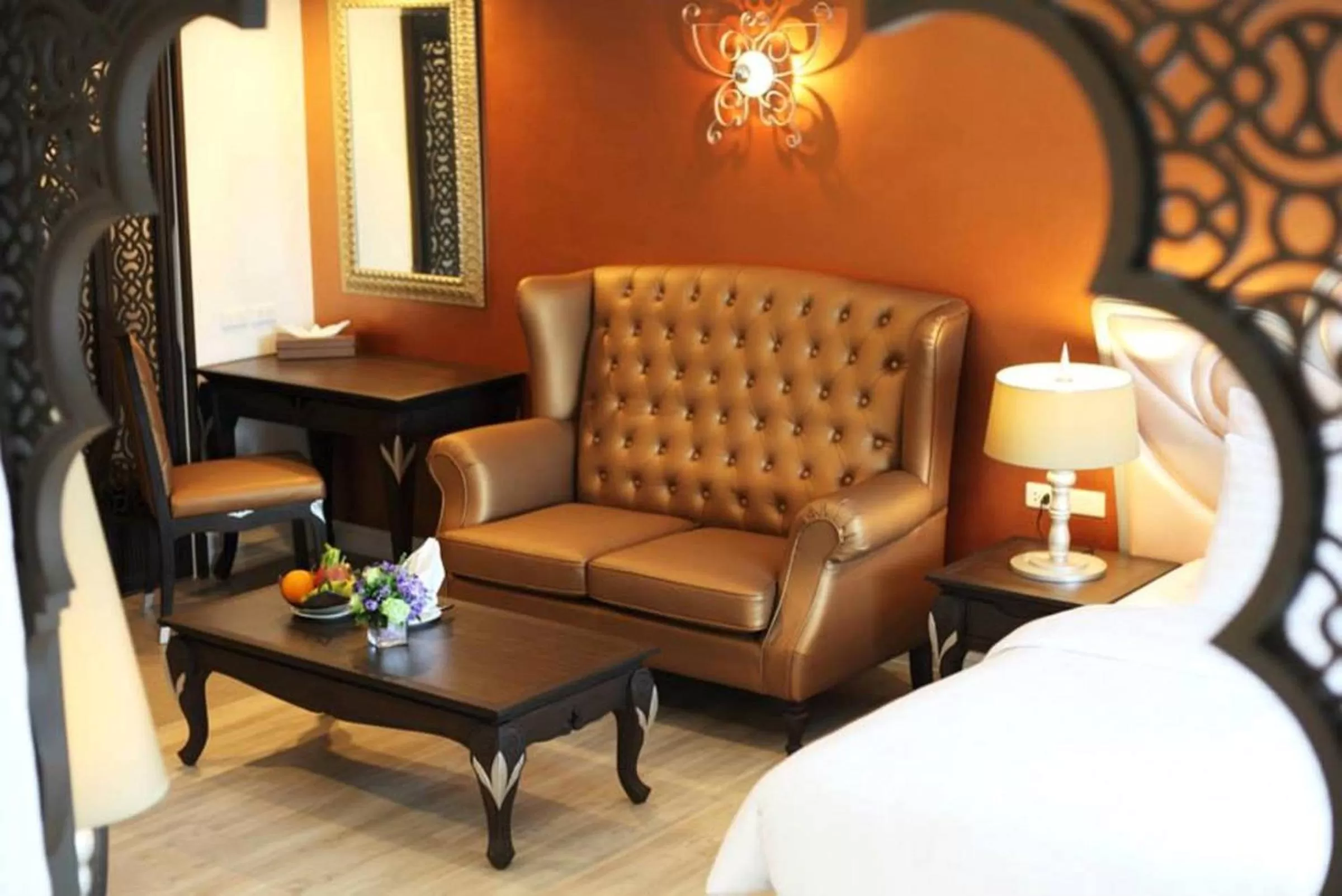 Seating area in Chillax Resort