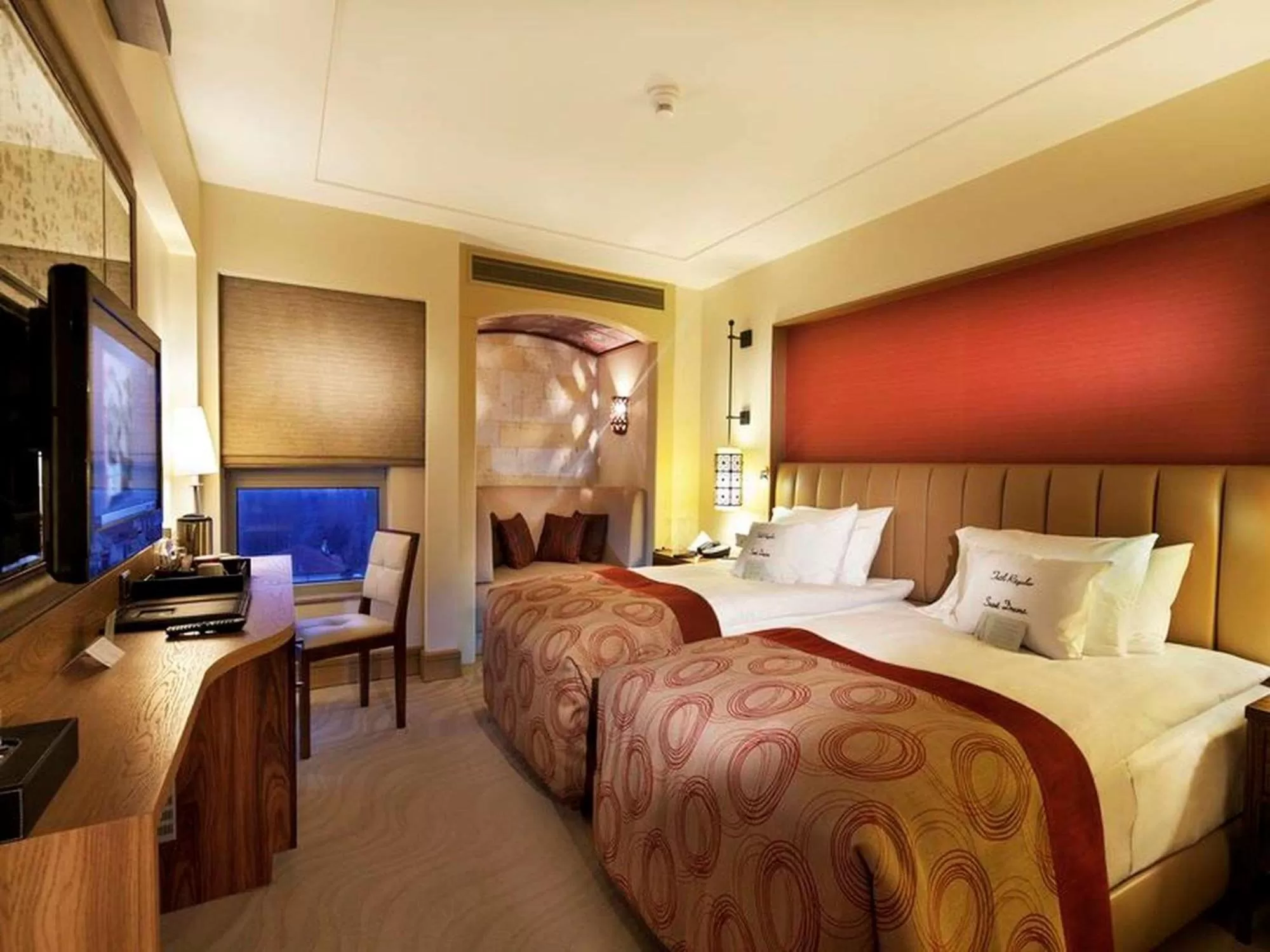 Bed in DoubleTree By Hilton Avanos Cappadocia