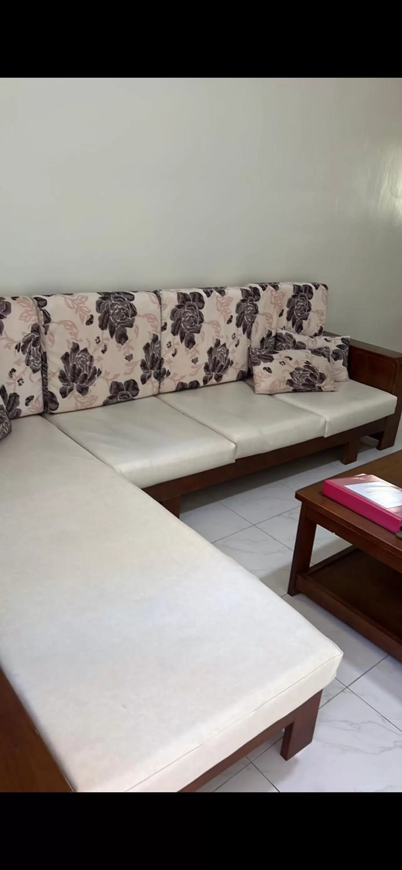 Seating Area in Curasita colour Appartments