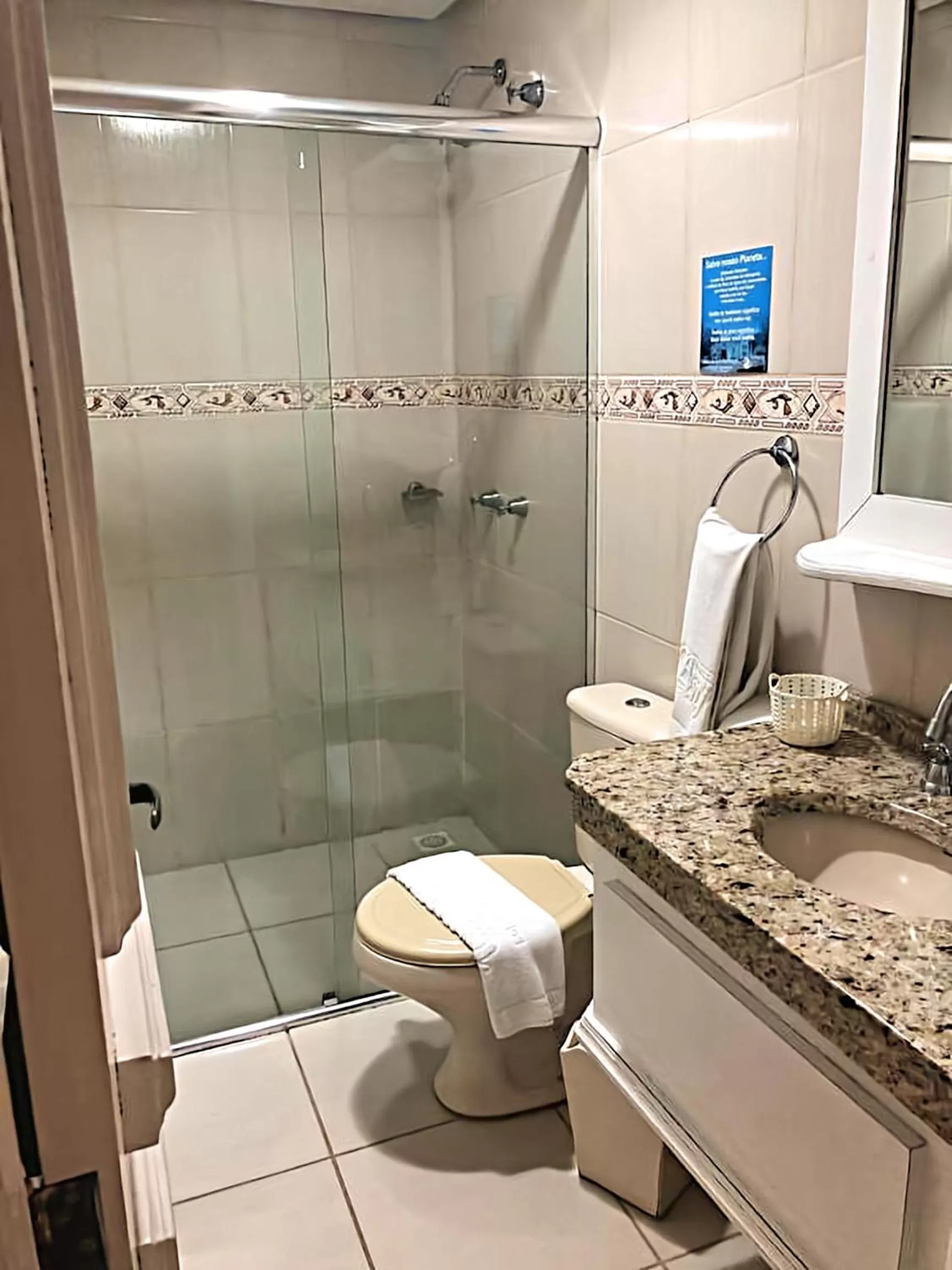 Bathroom in Pousada dos Anjos