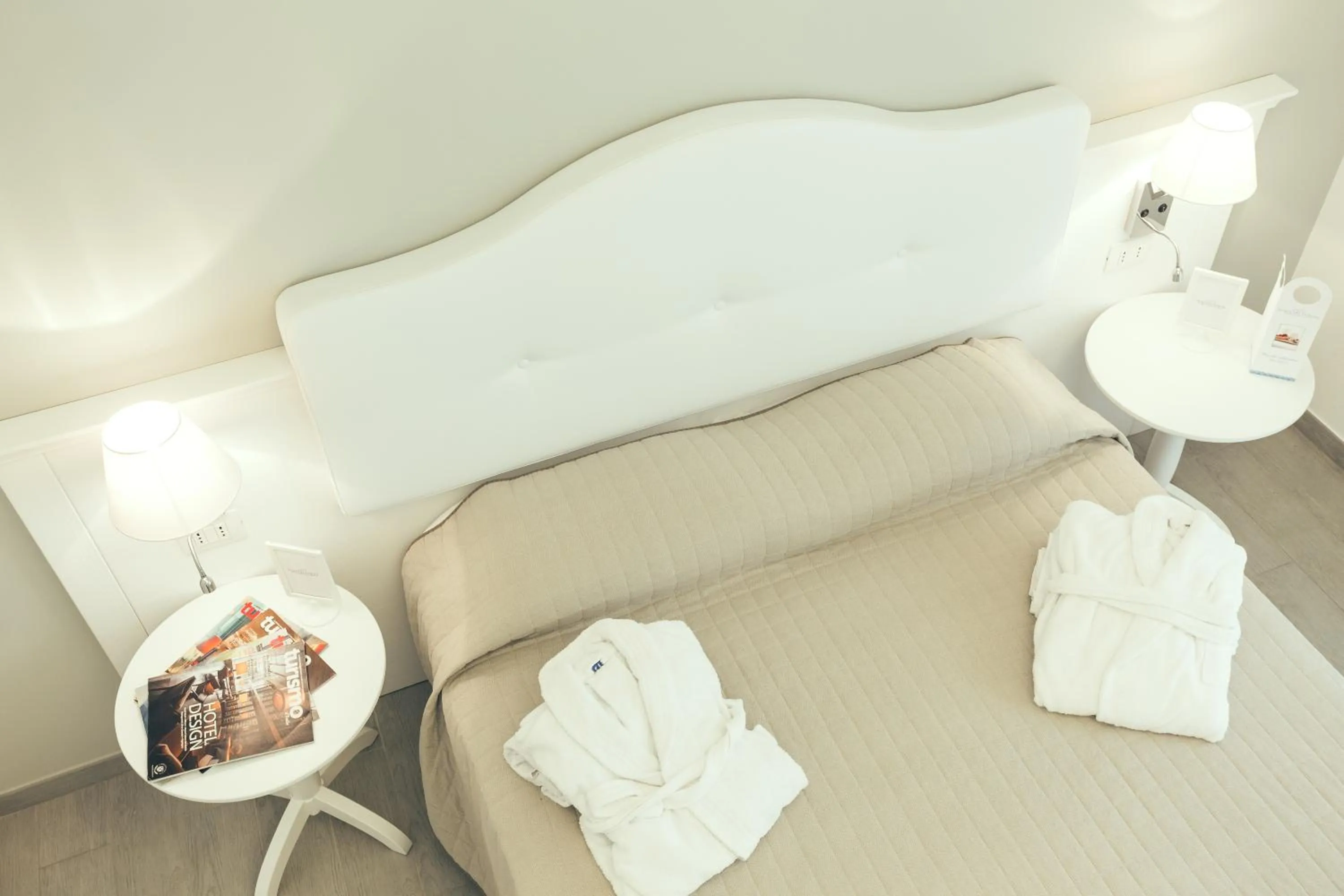 Bed in Scala Dei Turchi Resort