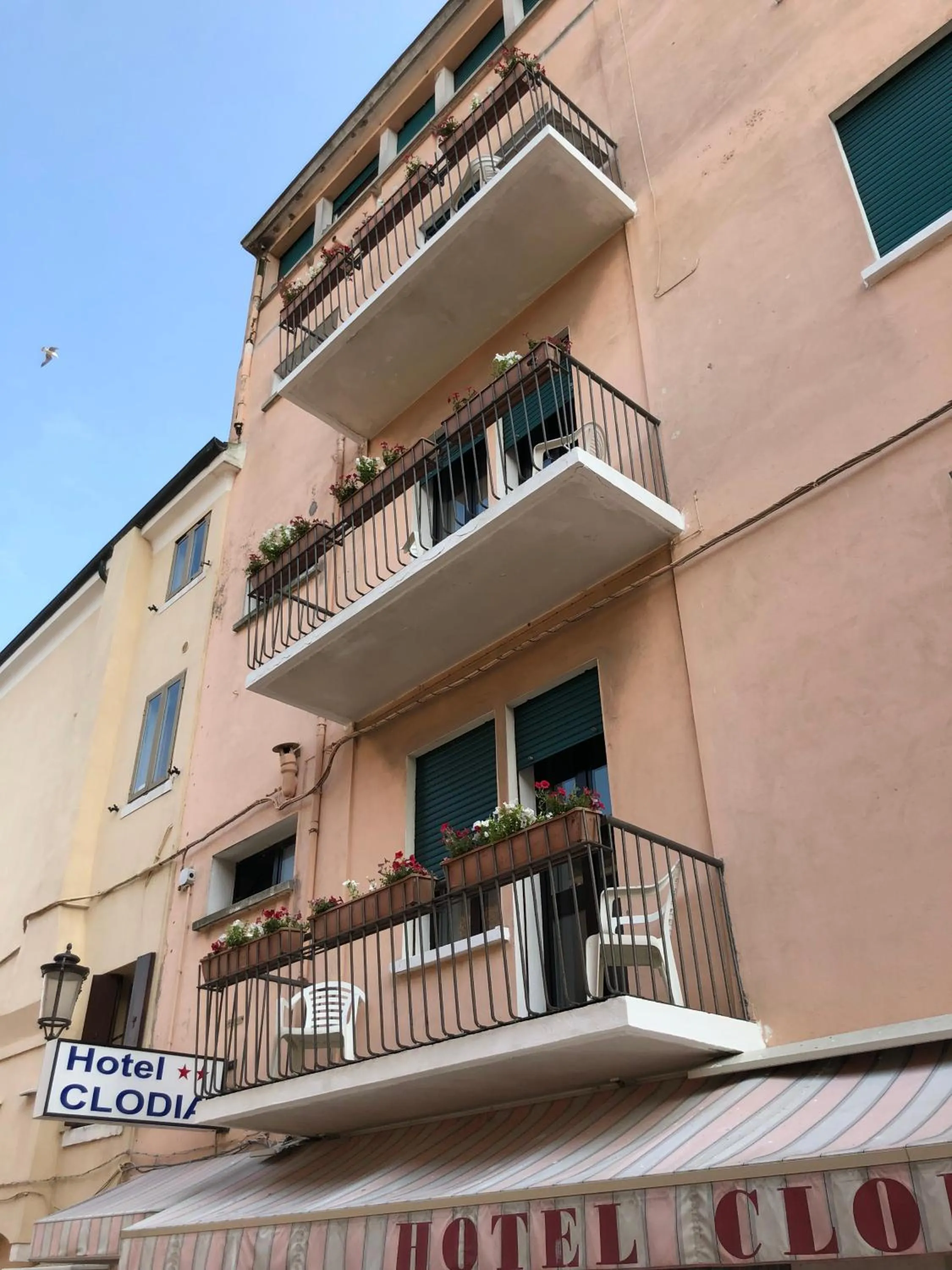 Facade/entrance in Hotel Clodia