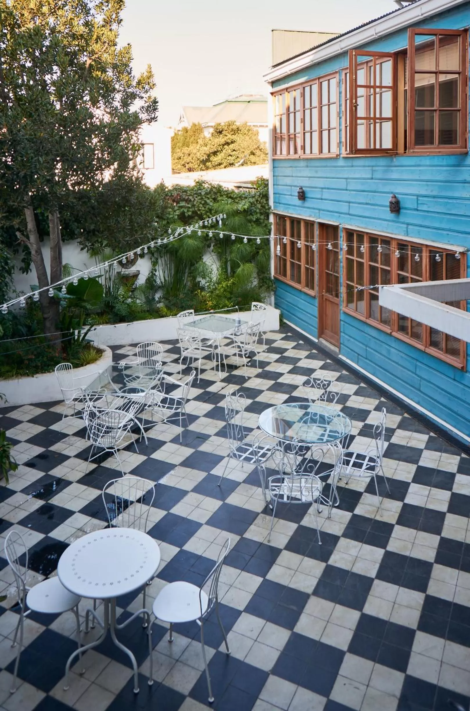 Patio, Pool View in Fortunata Chacana Guest House
