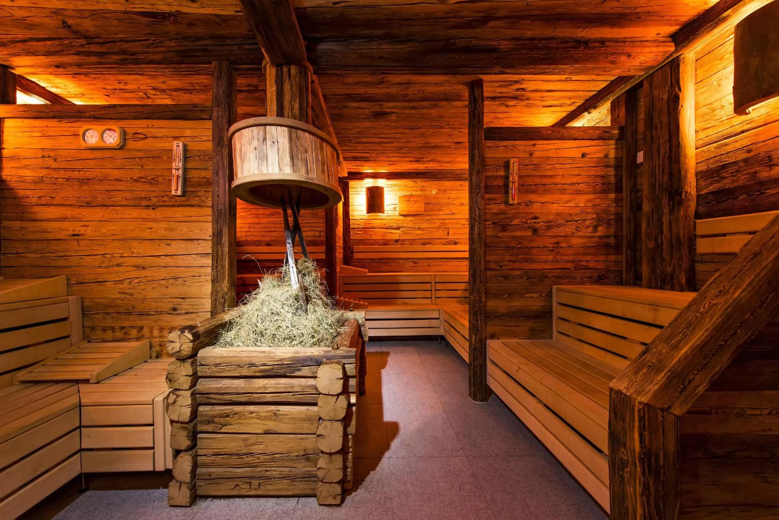 Sauna in Grand Hotel des Bains Kempinski