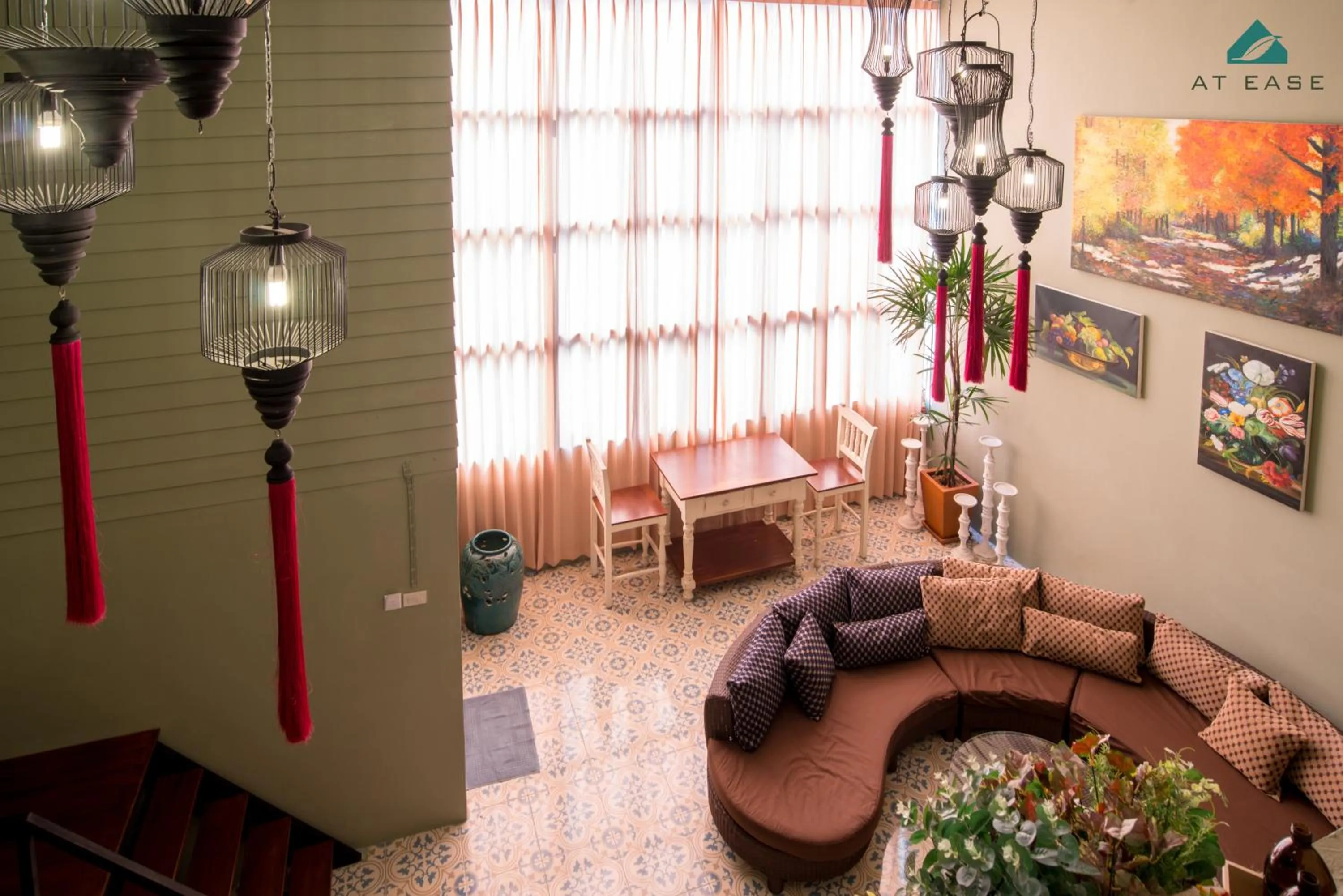 Living room in At Ease Bijou