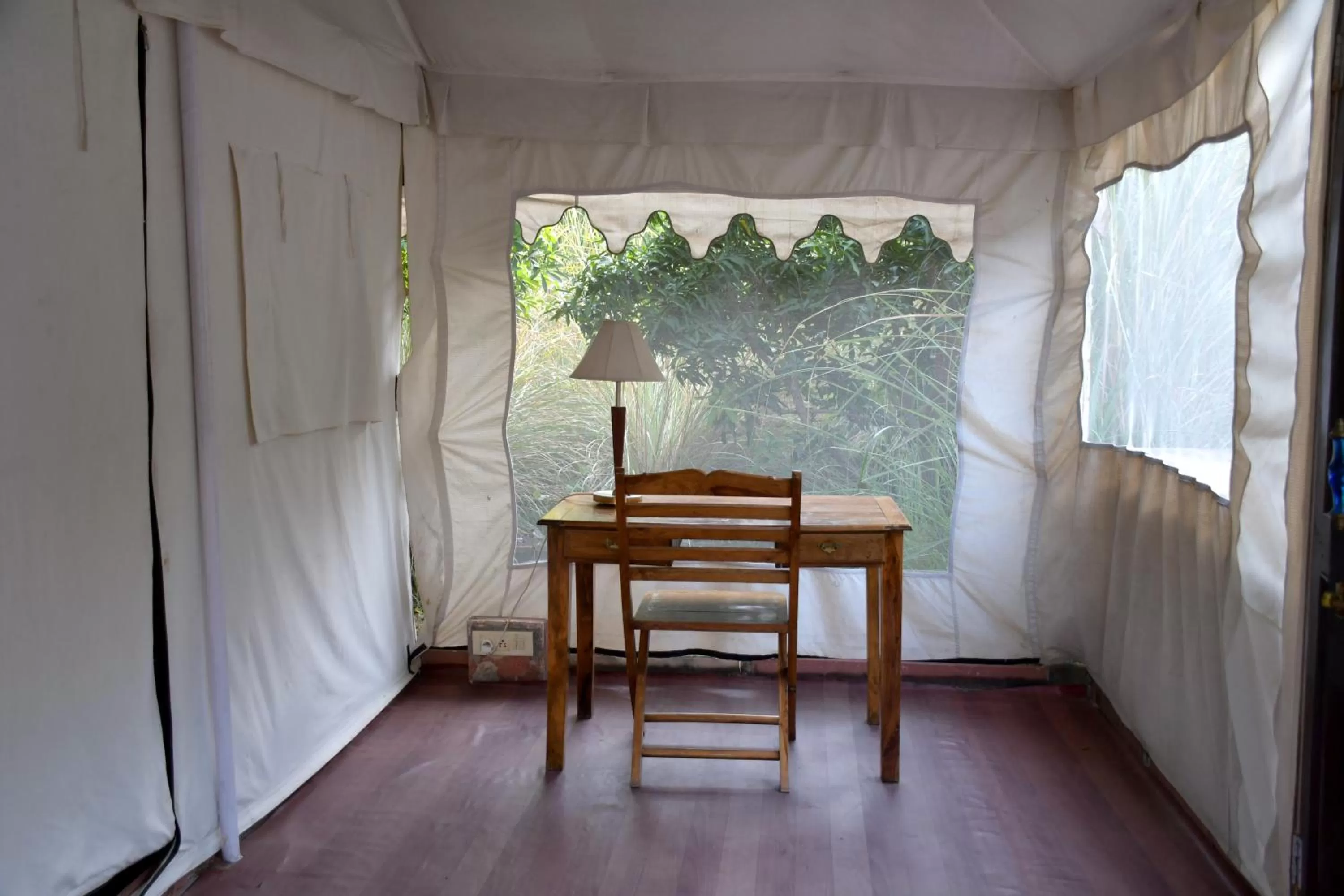Living room in Sultan Bagh Resort by The Sky Imperial