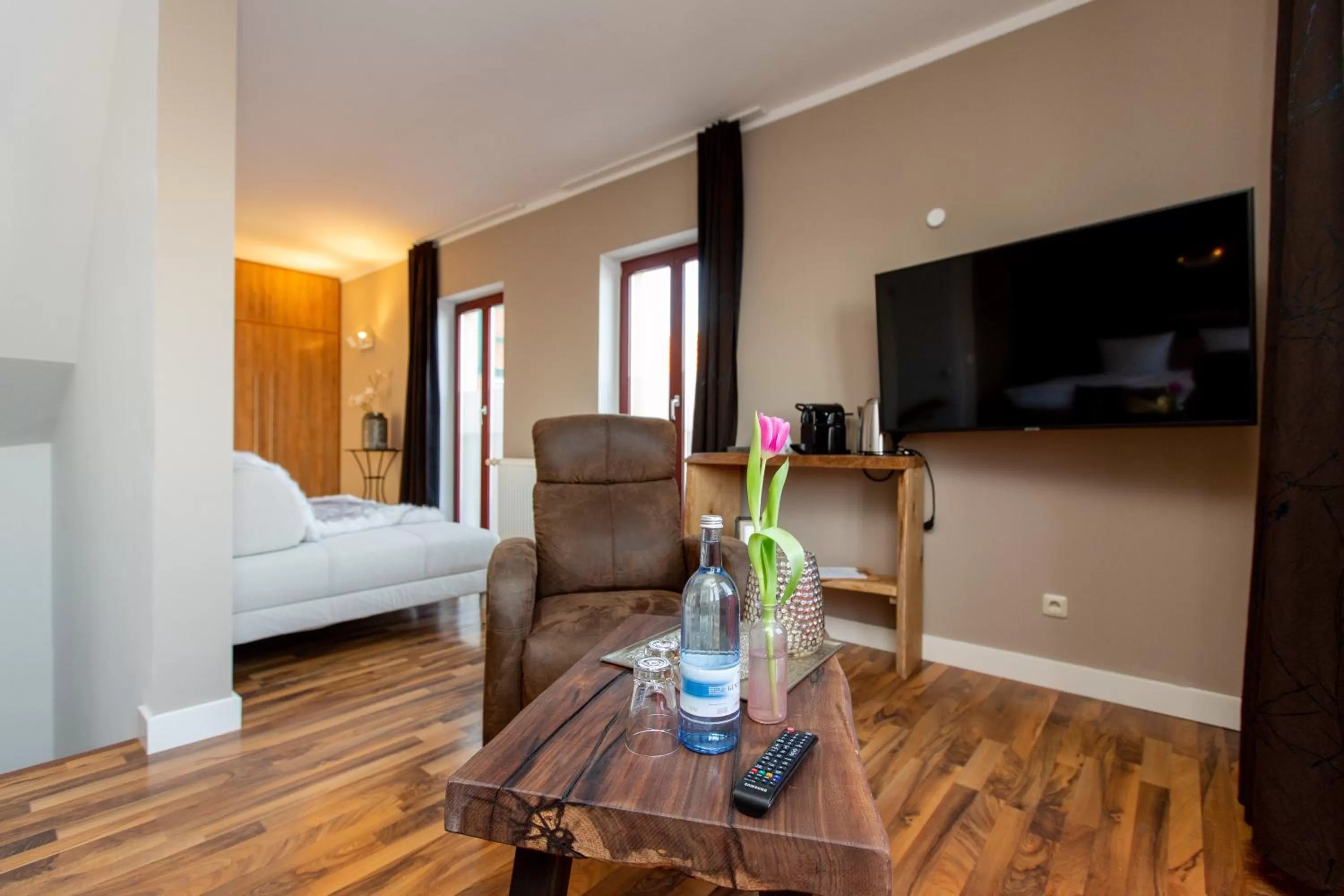 TV and multimedia, Seating Area in Hotel Inselhof