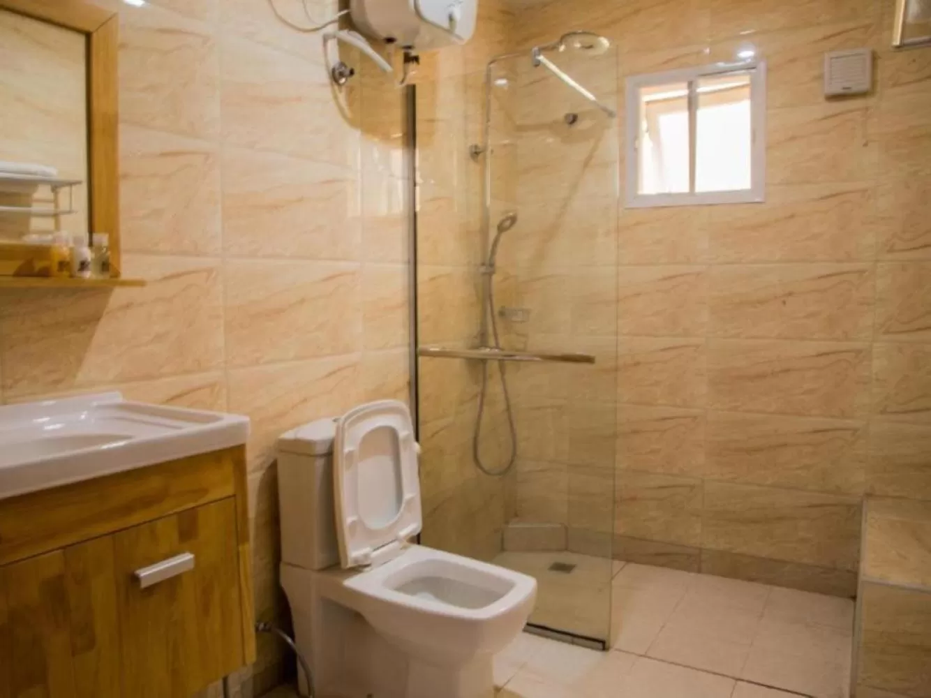Bathroom in The Willows Nest Hotel Ibadan