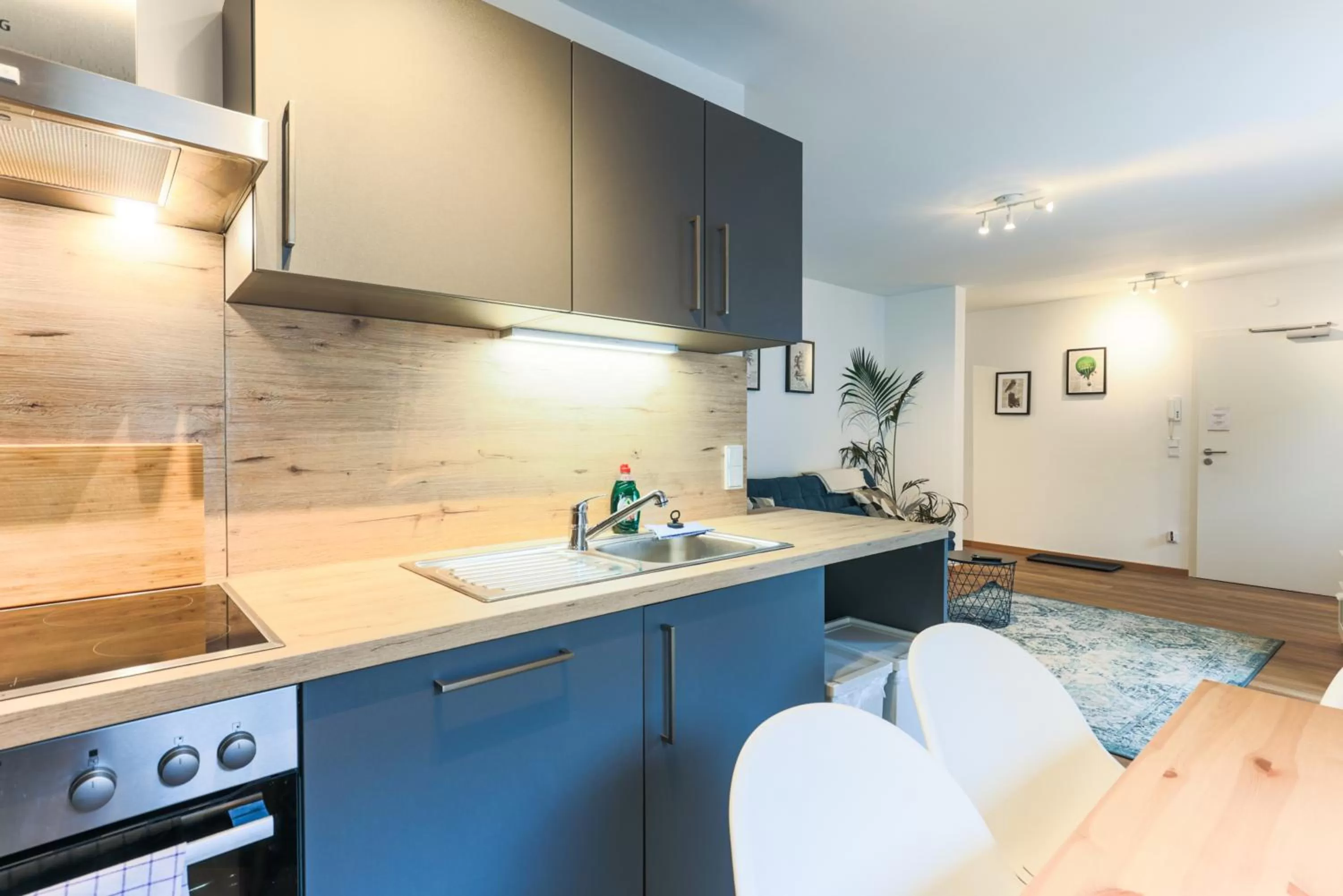 Kitchen or kitchenette in Arbio I Cozy Apartments Augsburg-Lechhausen