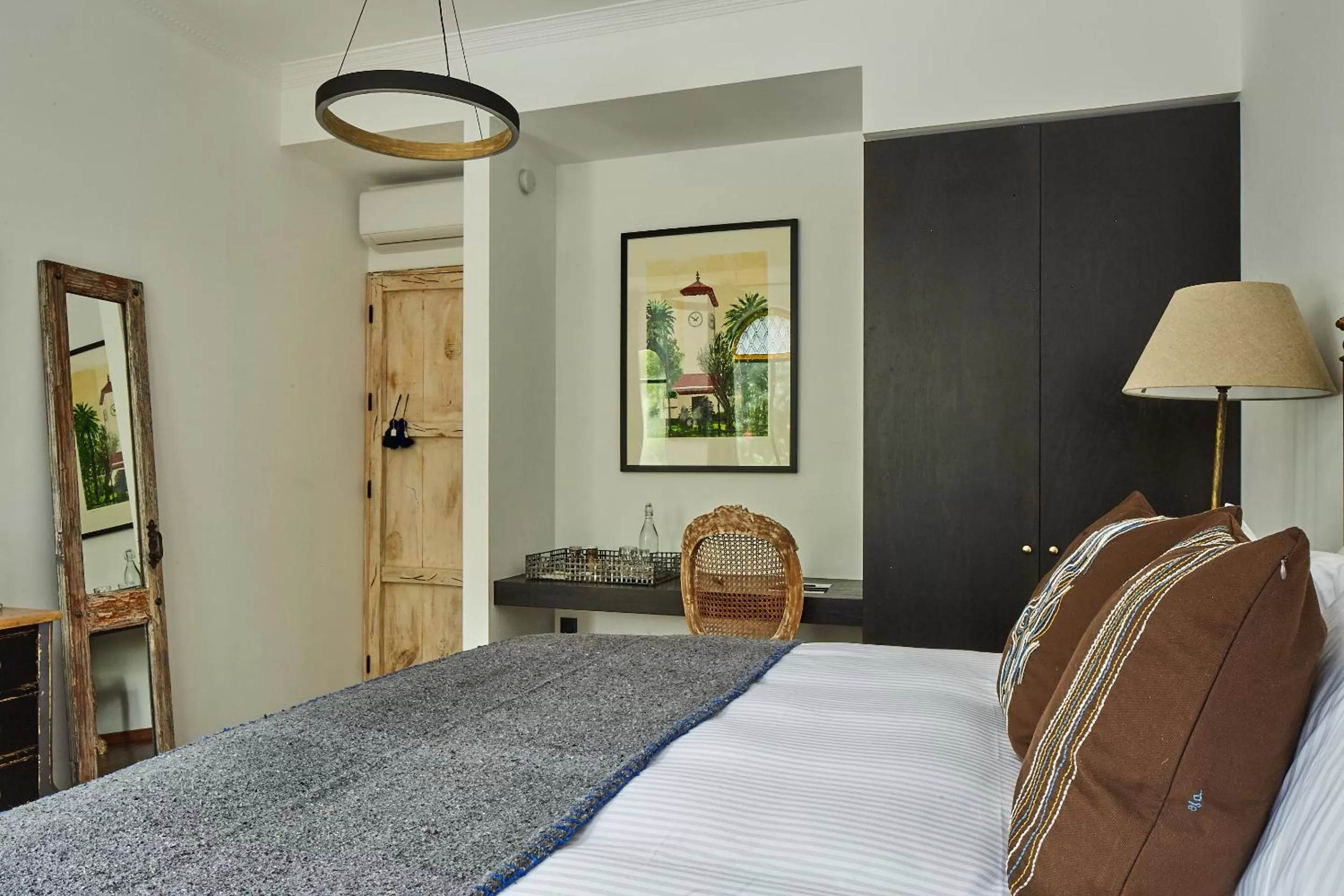 Bed in Orchid House Mexico City