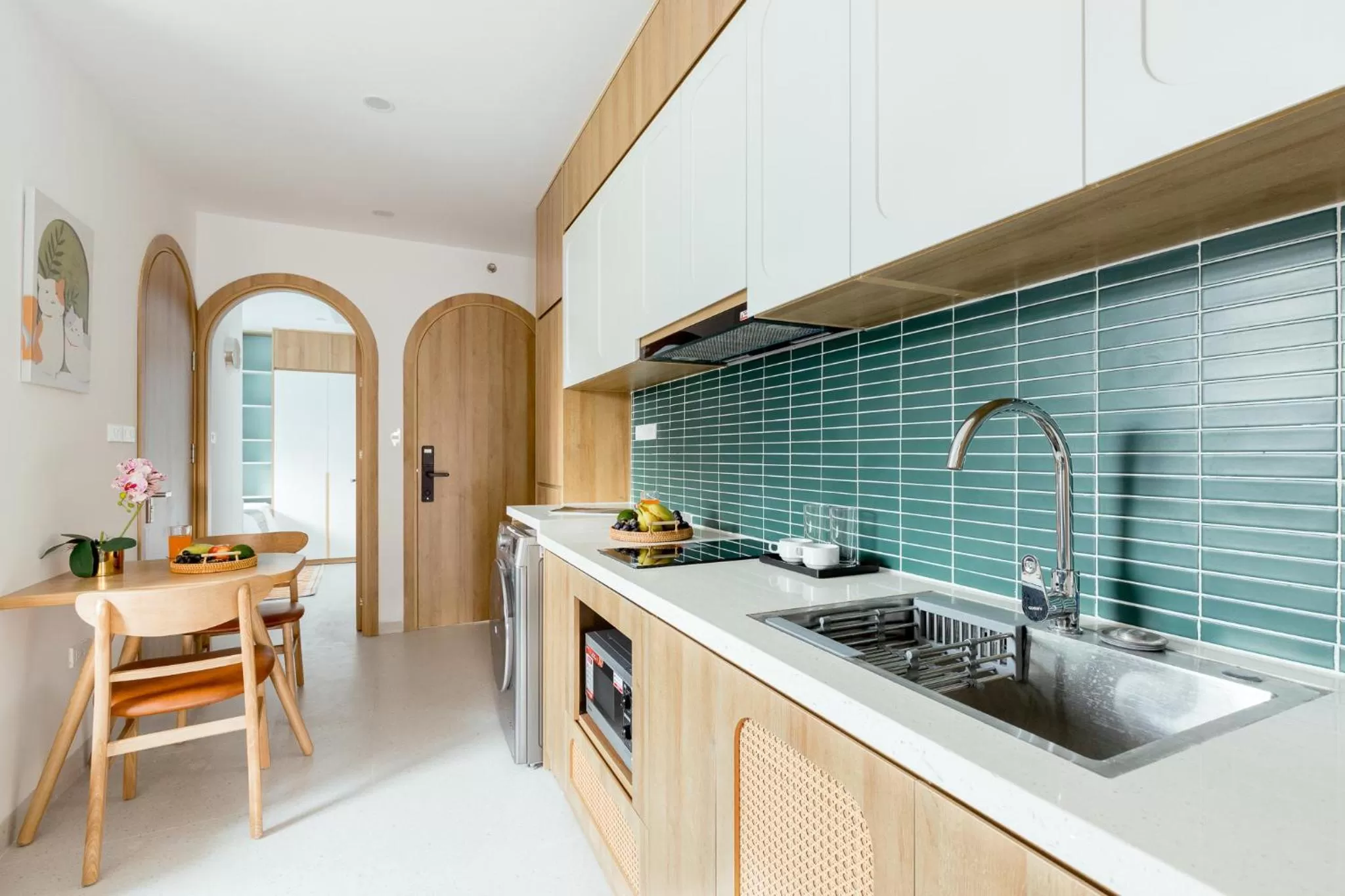 kitchen in Crescendo Boutique Studio