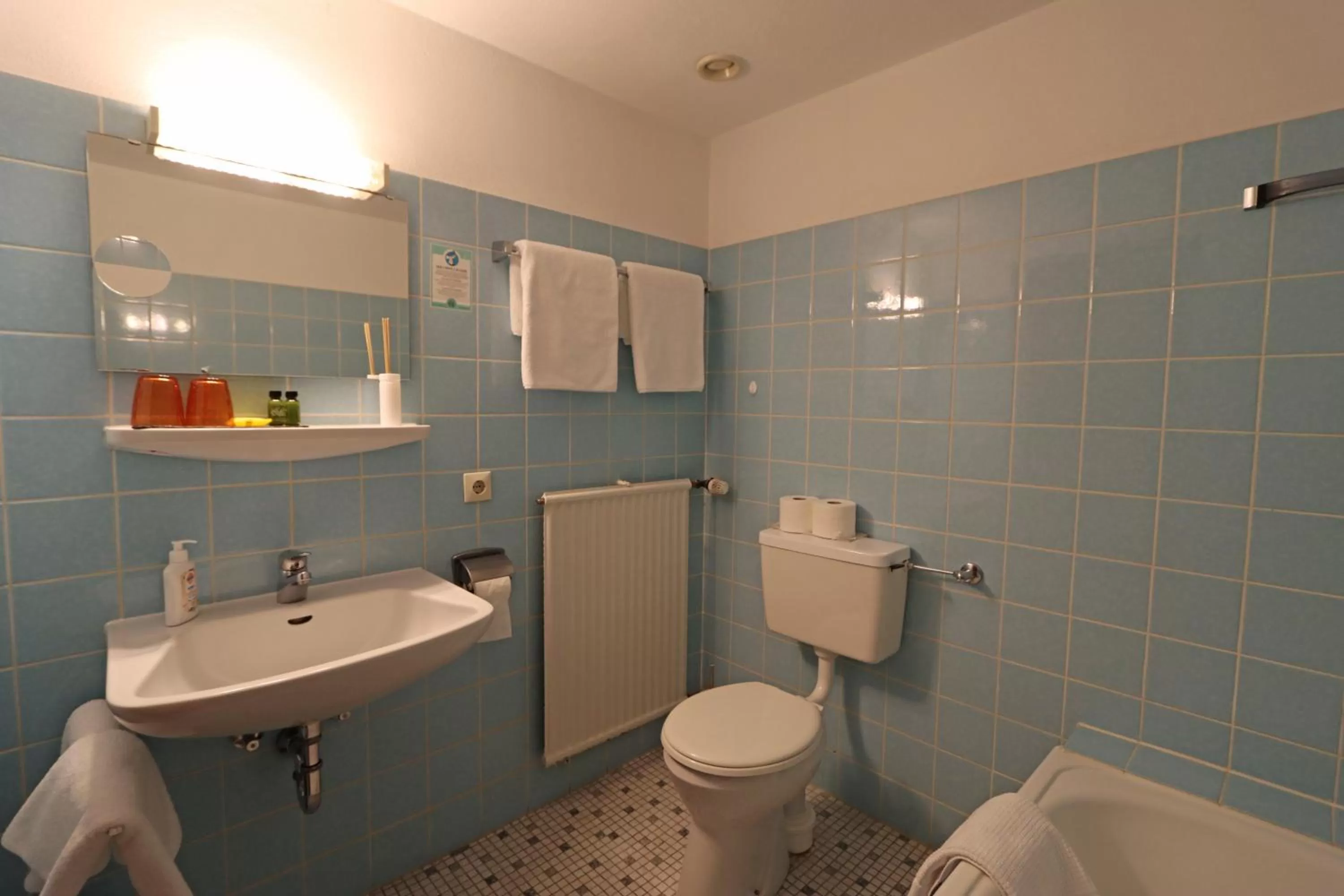 Toilet in Hotel Kreuz Höhengasthof