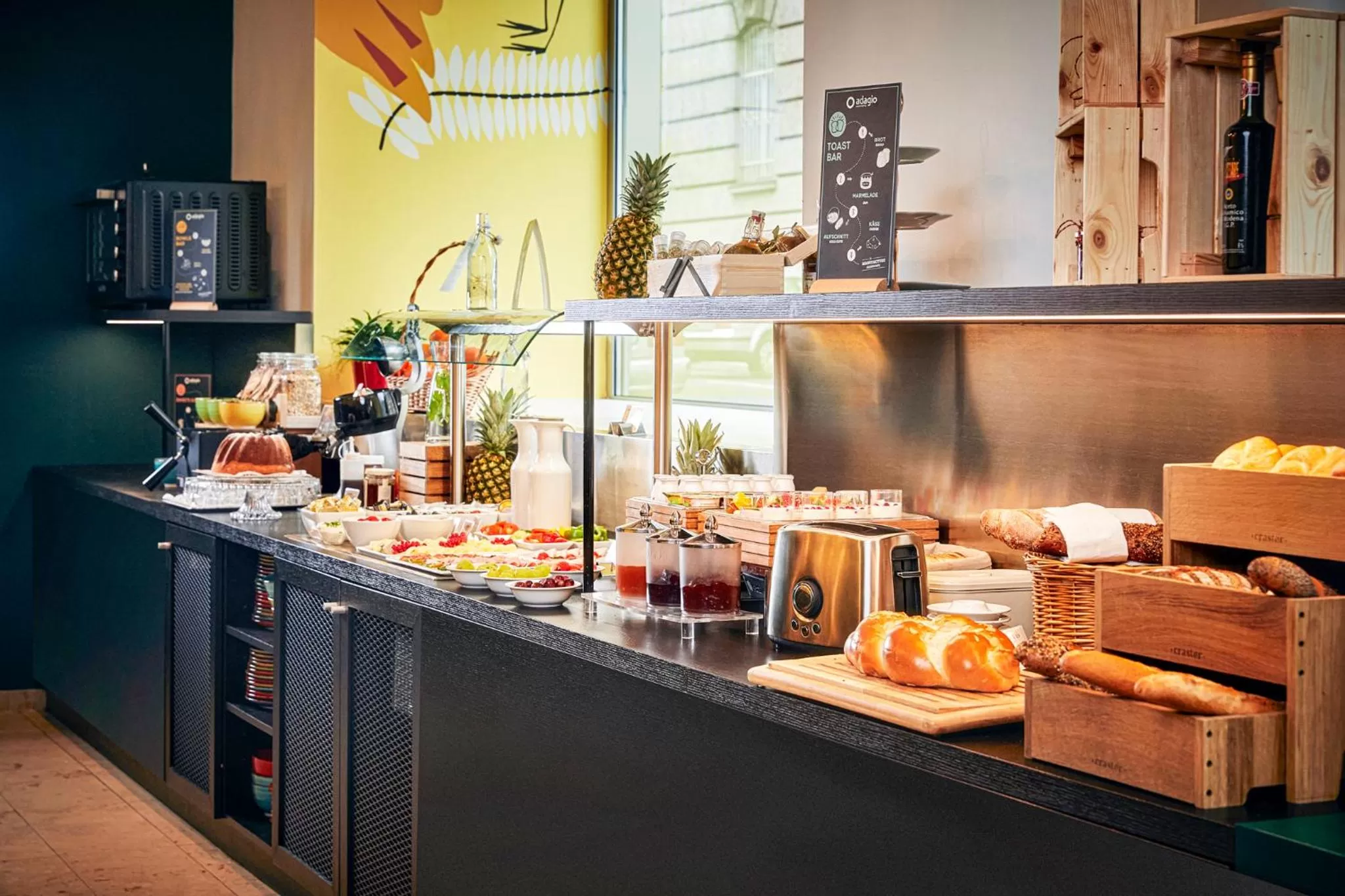 Breakfast in Aparthotel Adagio Vienna City