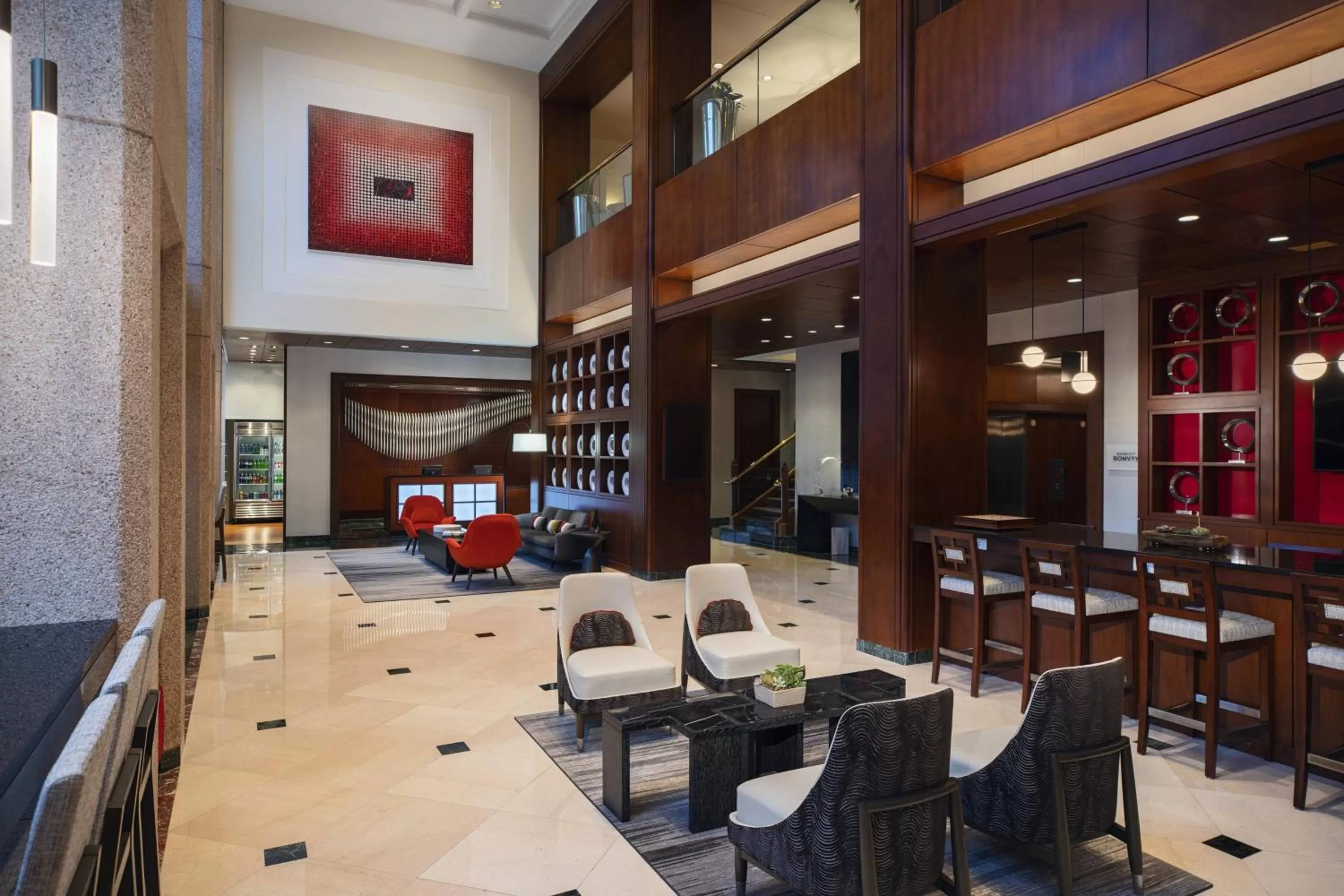 Lobby or reception in Washington Dulles Marriott Suites