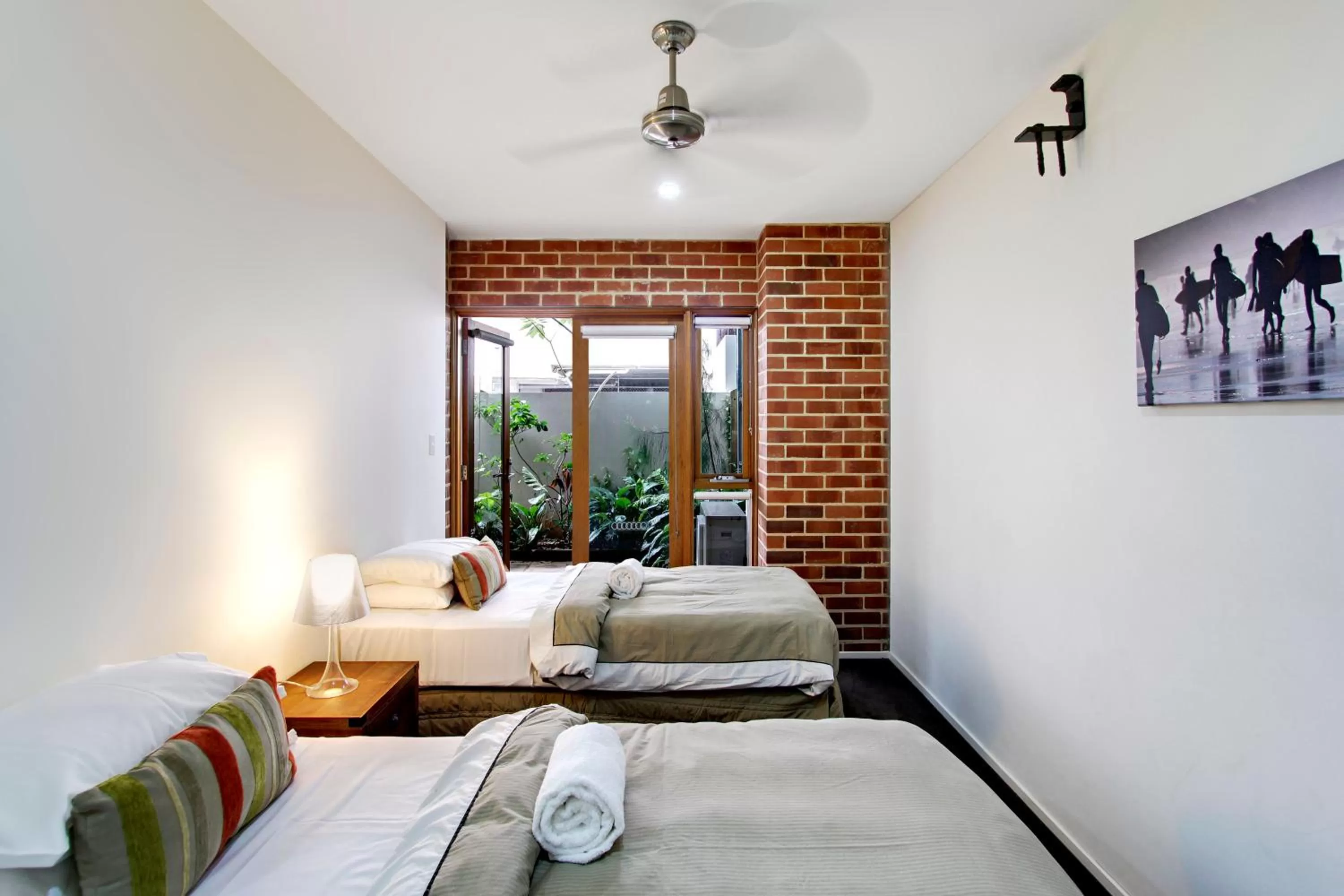 Bedroom, Bed in Byron Butter Factory Apartments