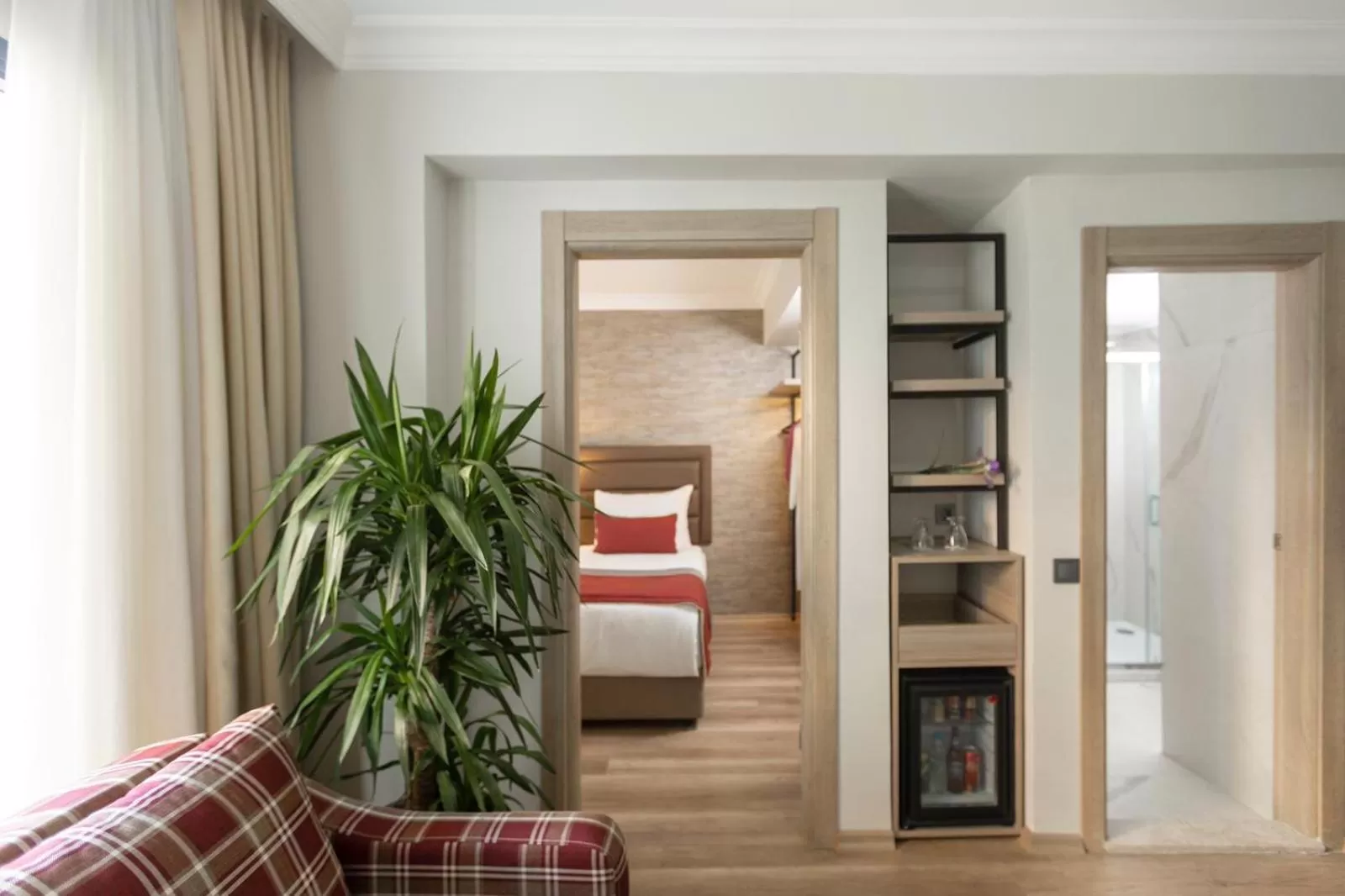 Bathroom, Bed in Pırıl Hotel Thermal&Beauty SPA