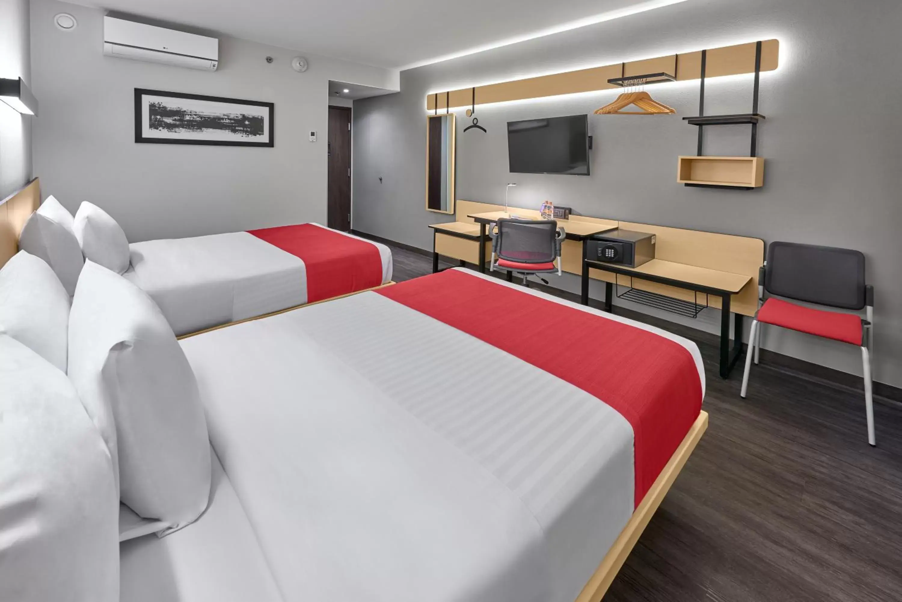Double Room with Two Double Beds in City Express by Marriott Ciudad de México La Villa Double Room with Two Double Beds in City Express by Marriott Ciudad de México La Villa