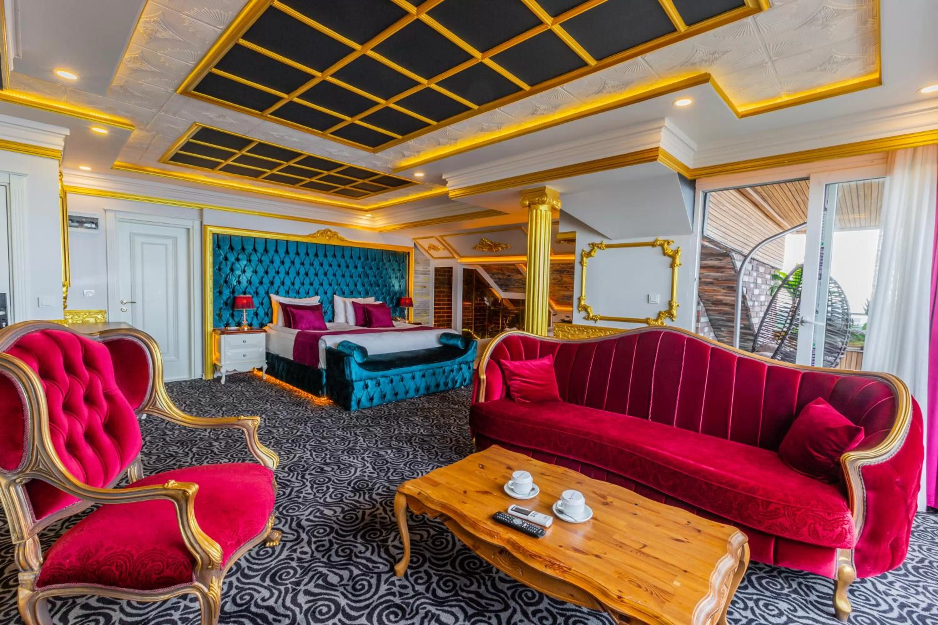 Living room in Andalouse Otel