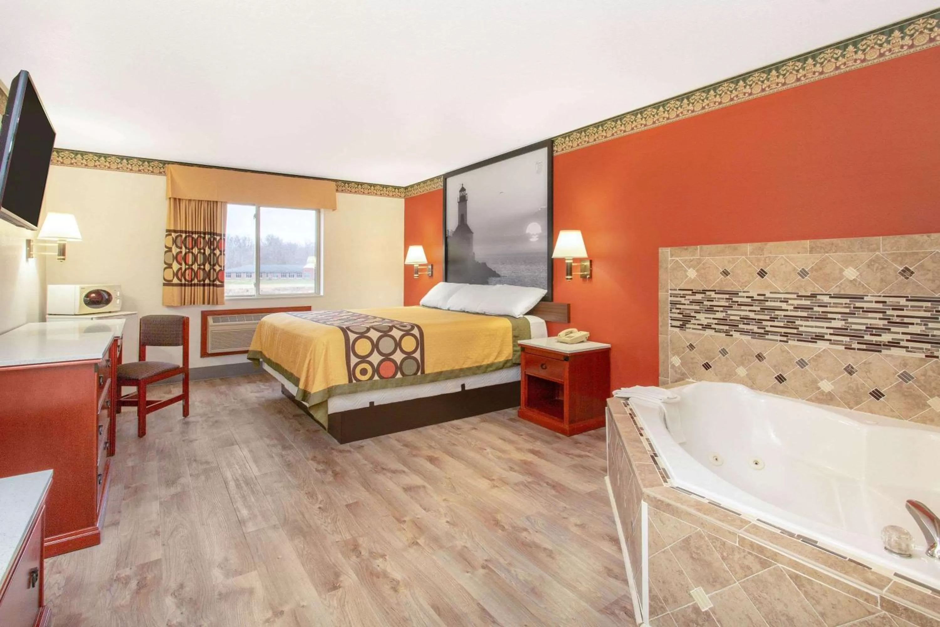 Photo of the whole room, Bed in Super 8 by Wyndham Bedford