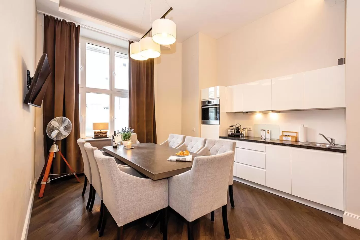 Kitchen or kitchenette in Arabel Design Apartments