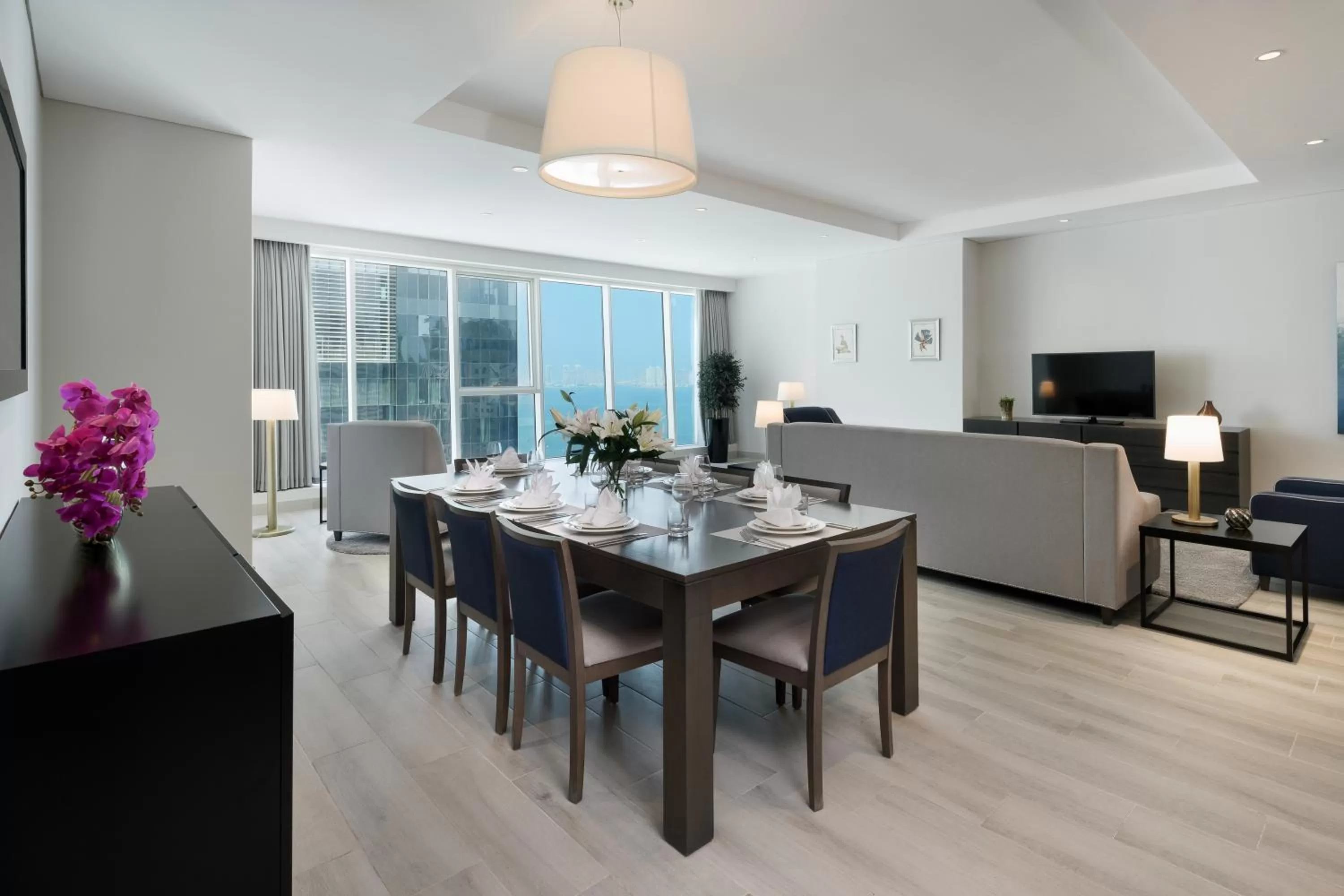 Living room in Centara West Bay Hotel & Residences Doha