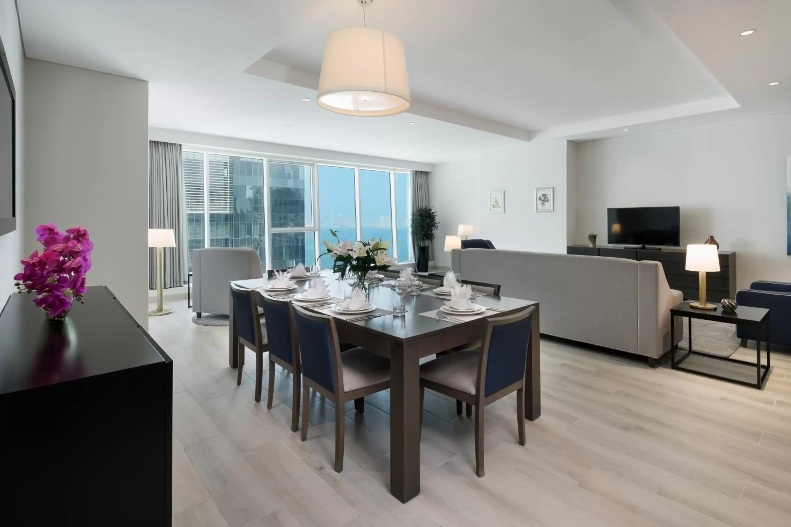 Executive Three Bedroom Partial Seaview Residence in Centara West Bay Hotel & Residences Doha Executive Three Bedroom Partial Seaview Residence in Centara West Bay Hotel & Residences Doha