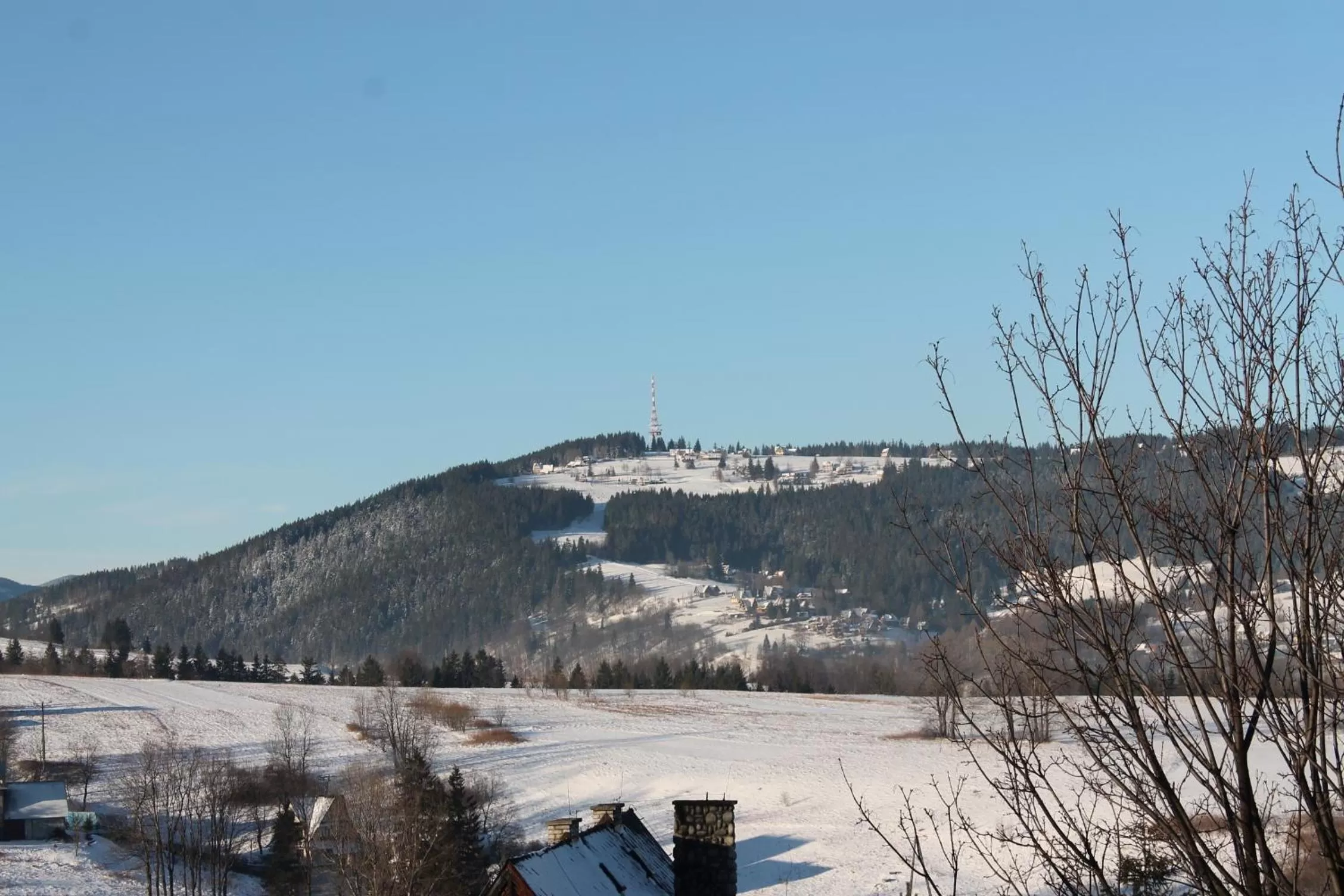 Natural landscape, Winter in Willa Grzesiczek