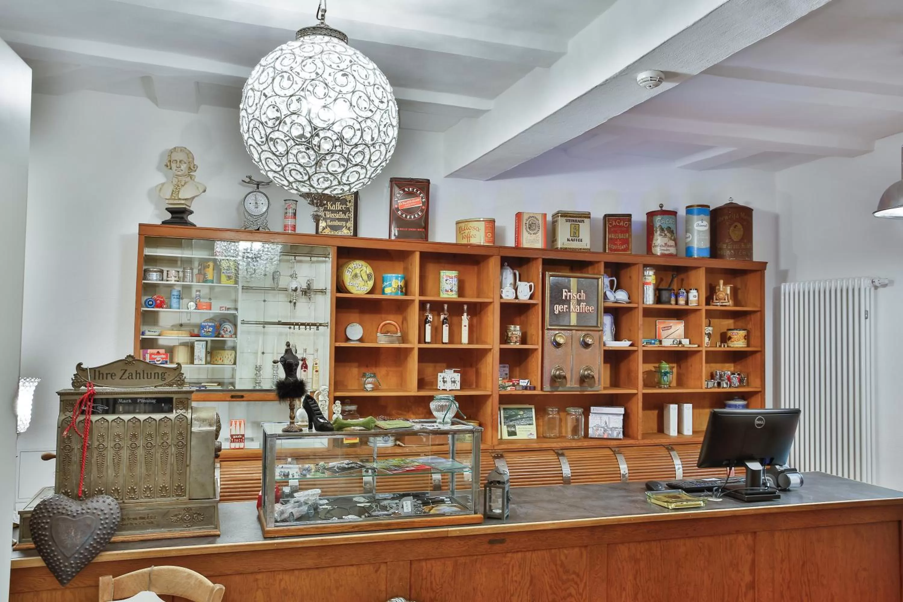 Lobby or reception in Hotel Alte Schule