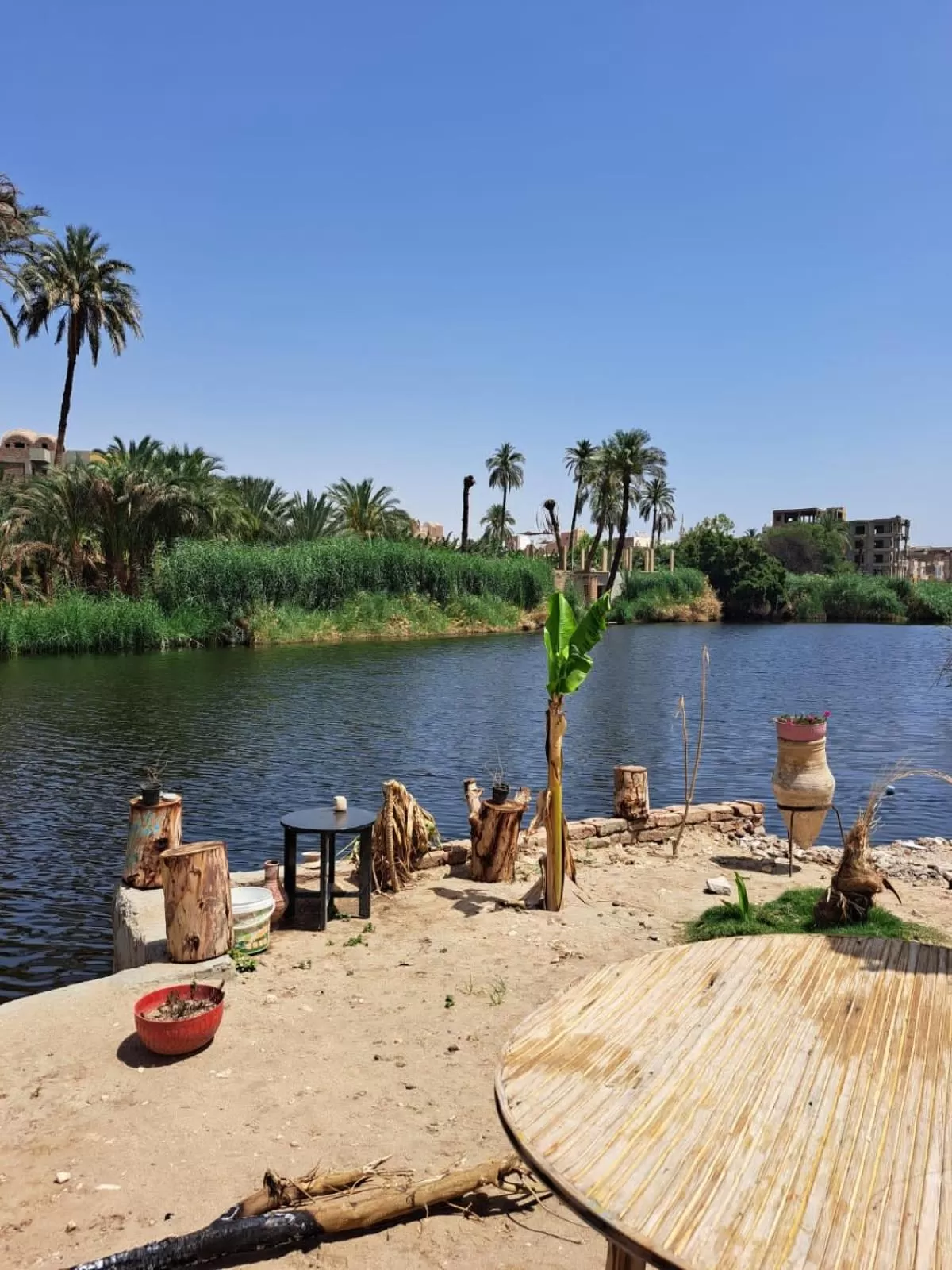 Beach in Luxor Old Nile Hotel