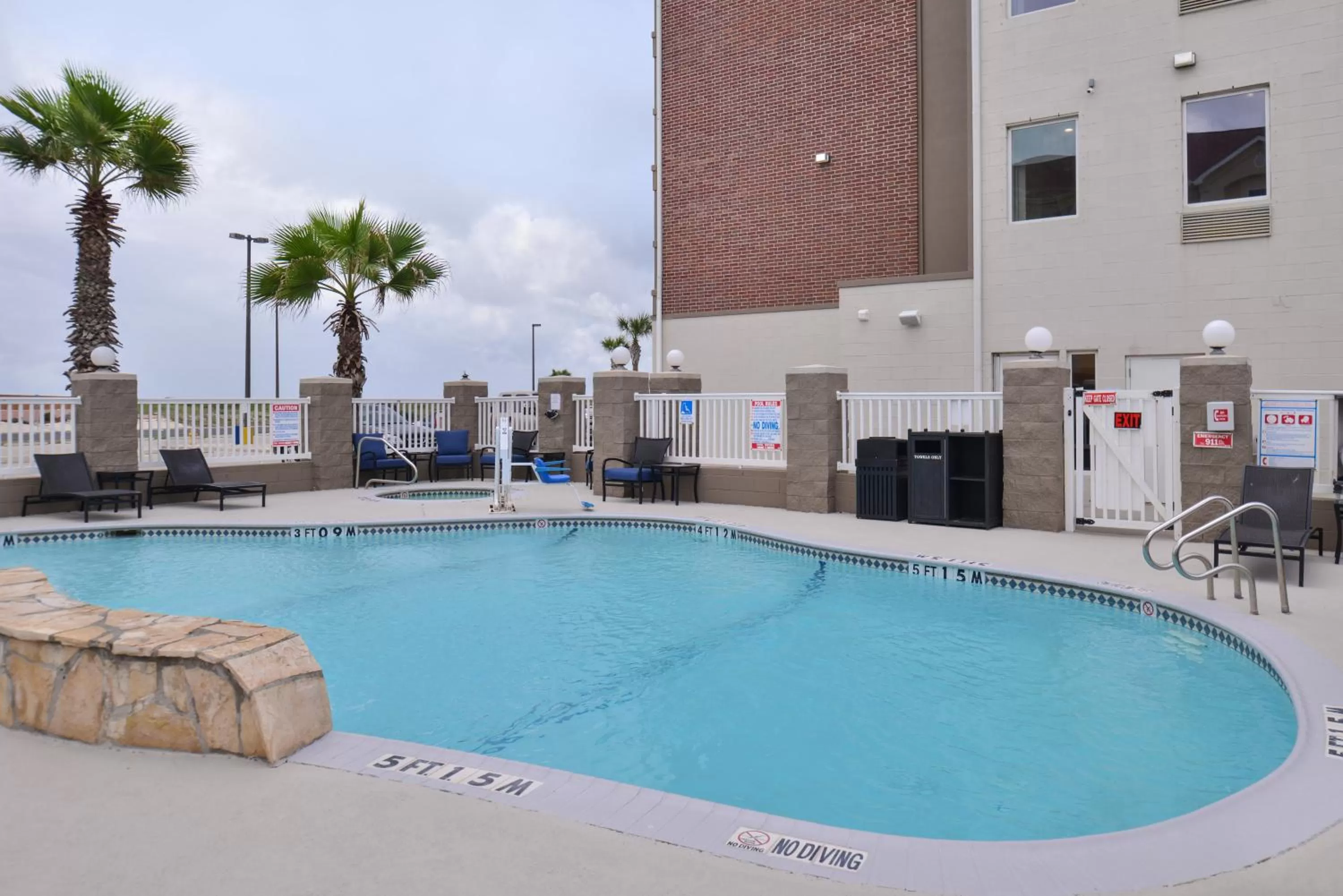 Swimming pool in Holiday Inn Express & Suites Corpus Christi-N Padre Island by IHG
