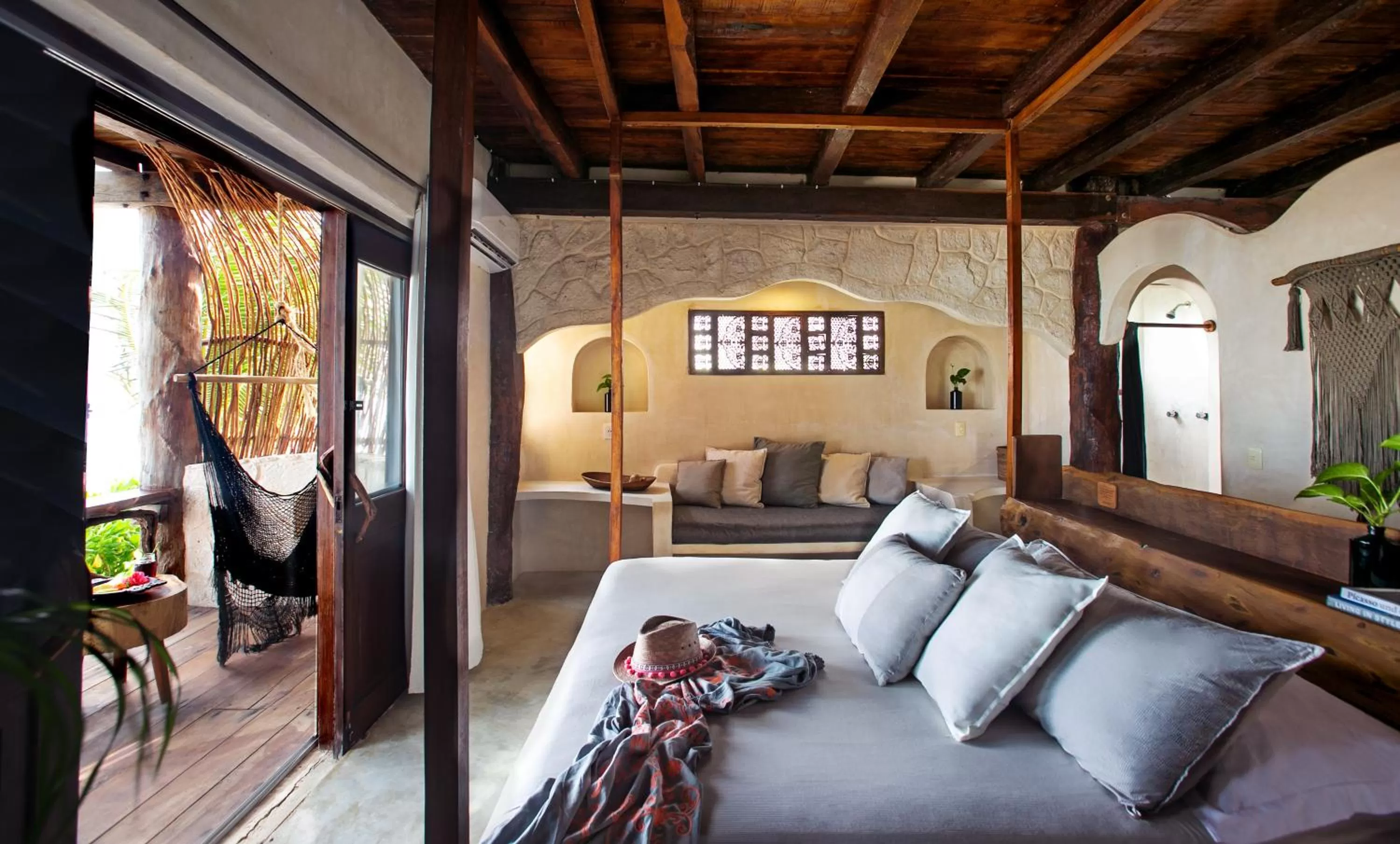 Seating area in Amansala Resort