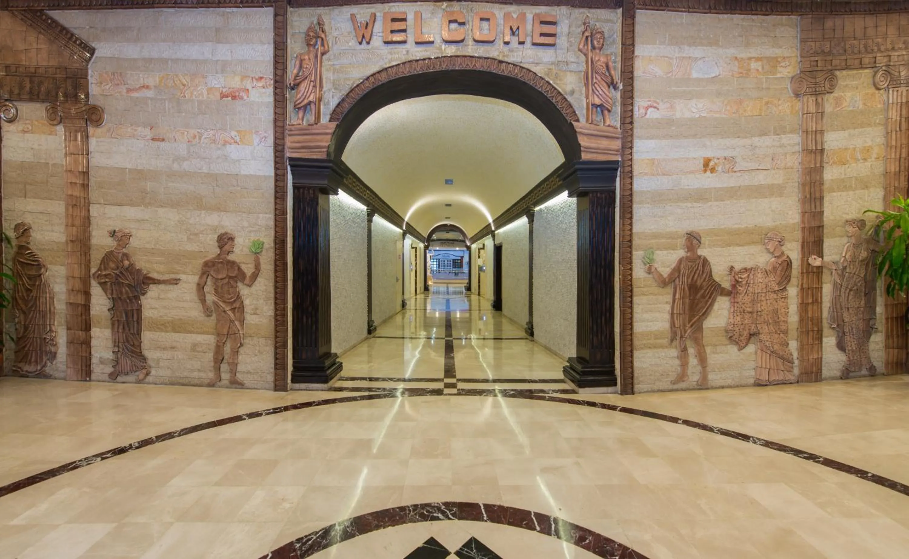 Lobby or reception in Adonis Hotel