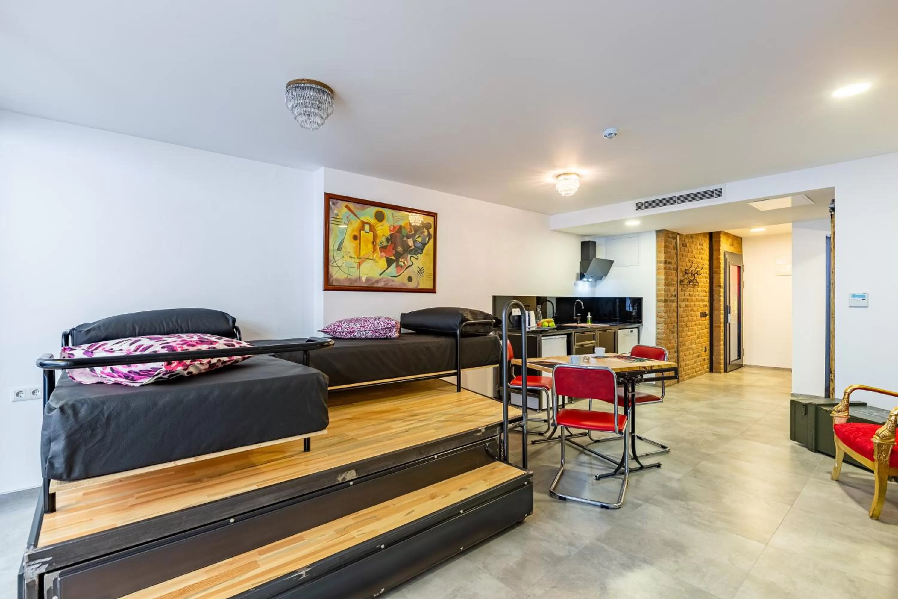 Bed in Villa Pera Suite Hotel