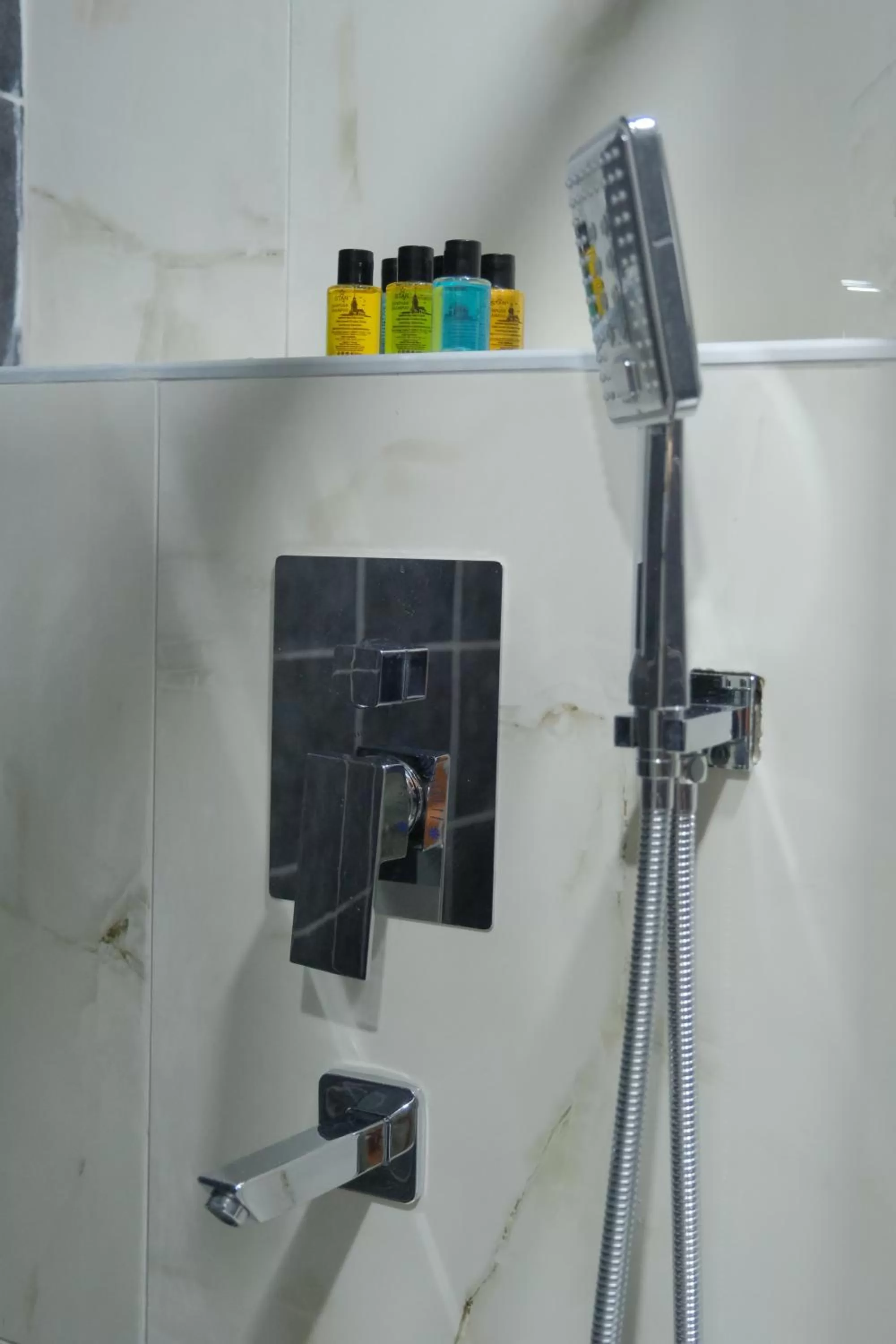 Shower in Adamantides Hotel