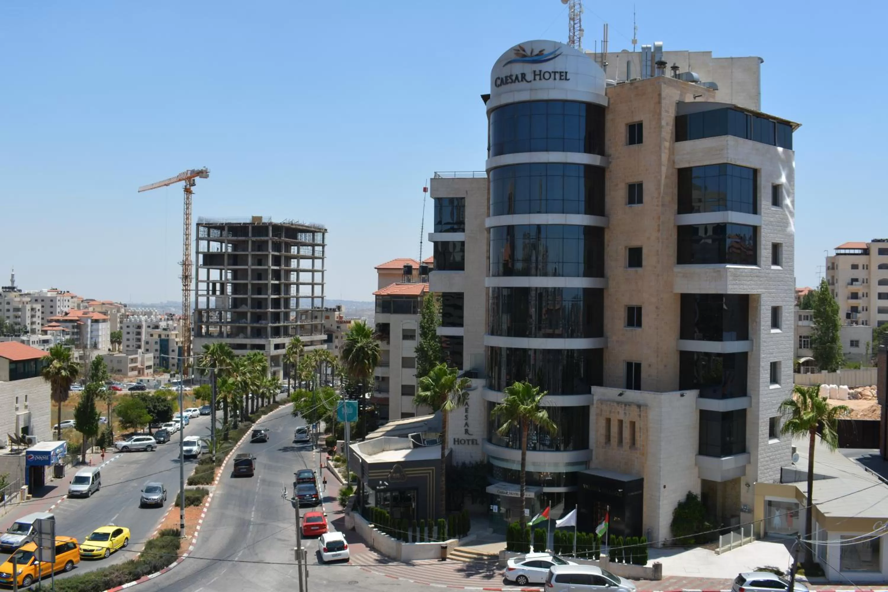 City view in Caesar Hotel Ramallah