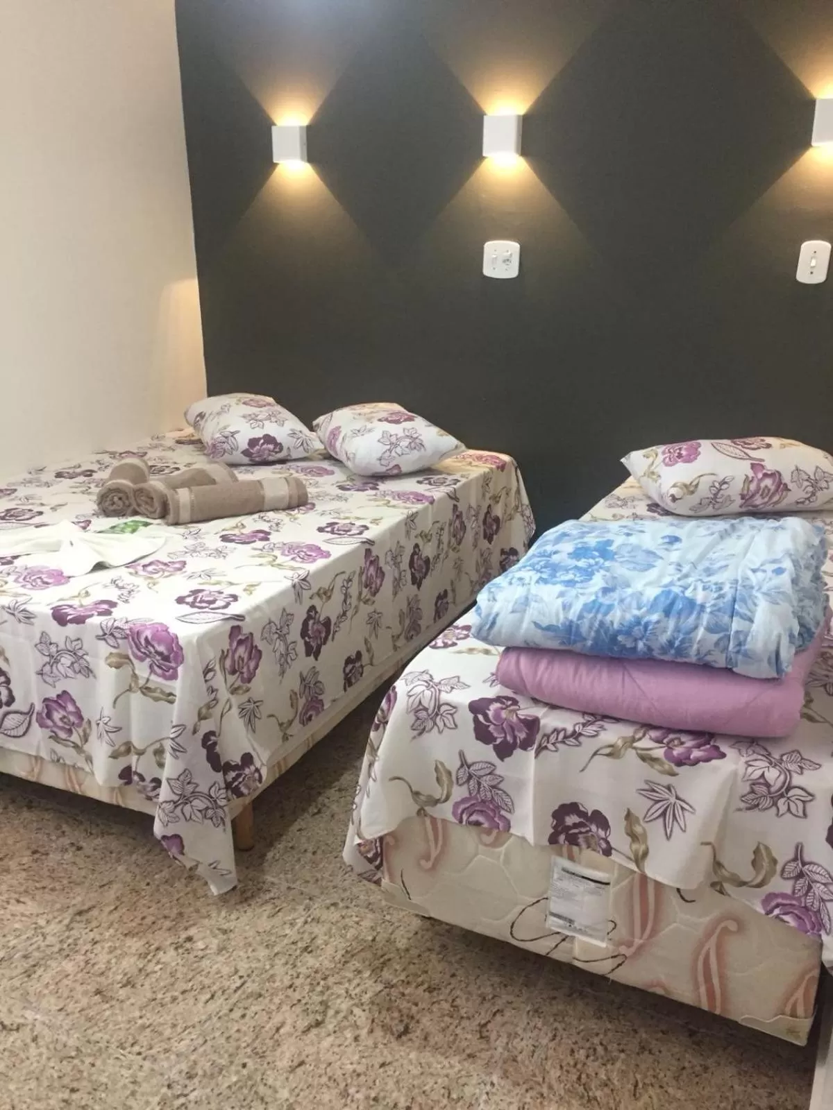 Bed in Pousada Rabake