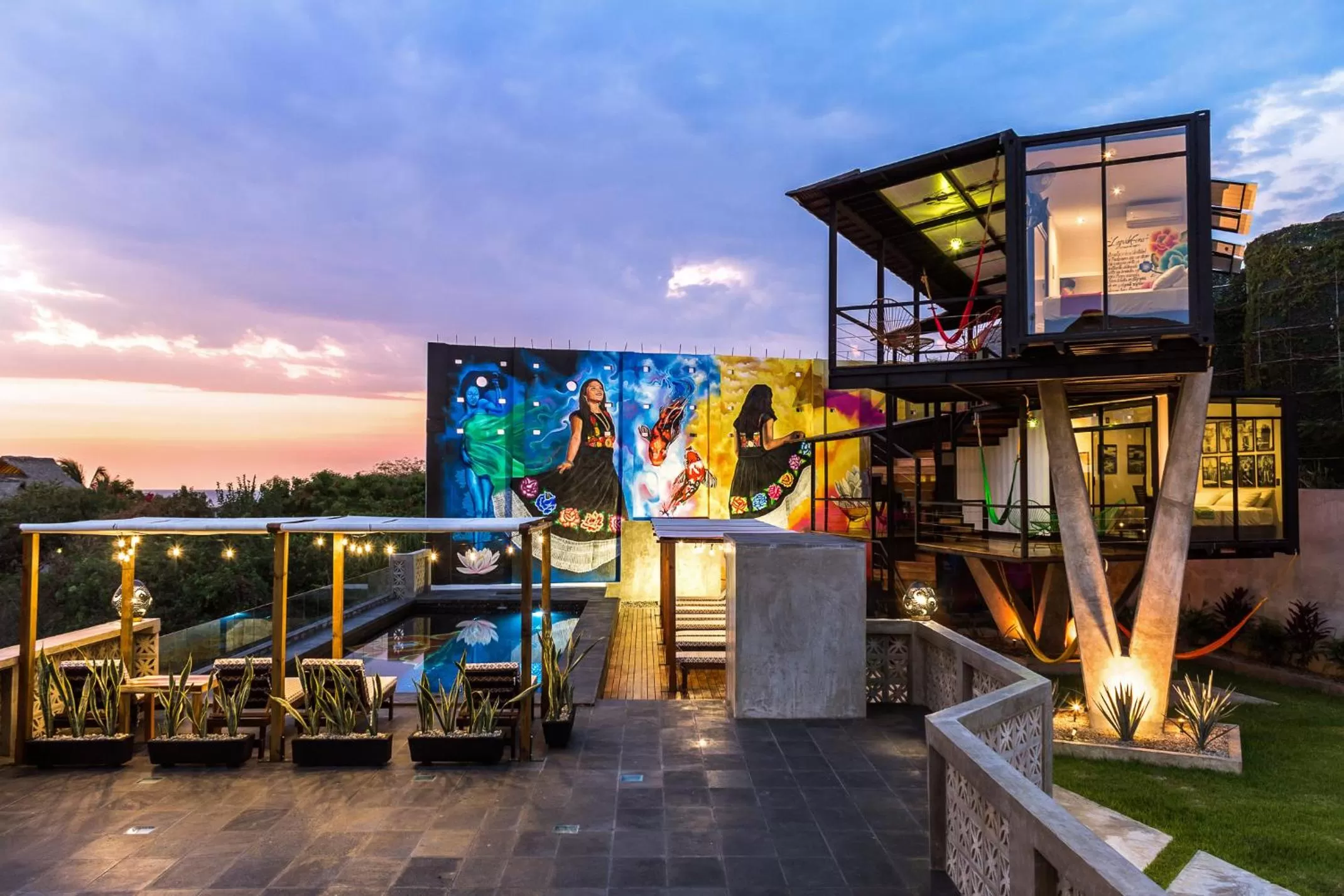 Garden in Cabane Container Hotel - ADULTS ONLY