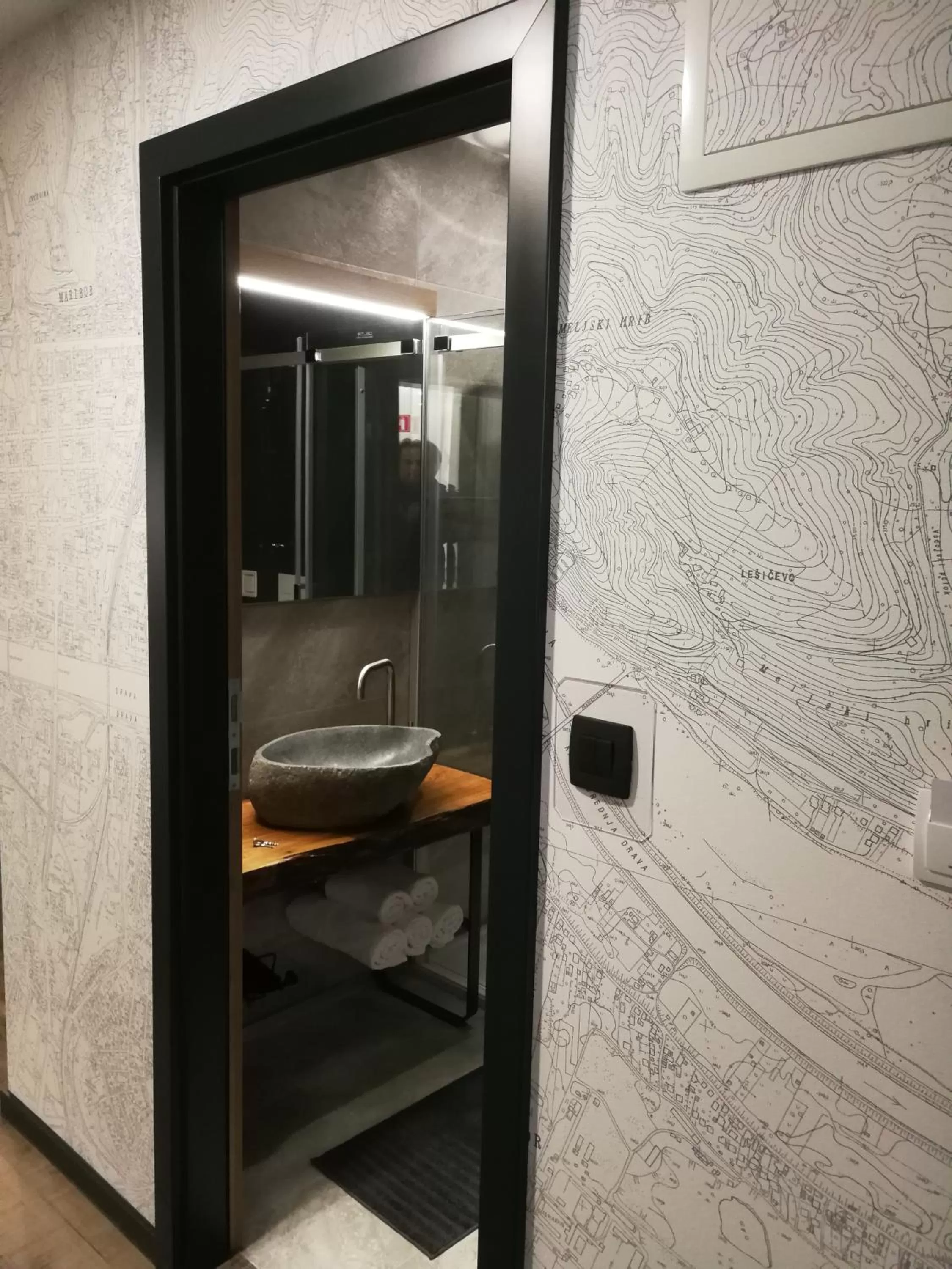 Bathroom in Hotel CityMap Maribor
