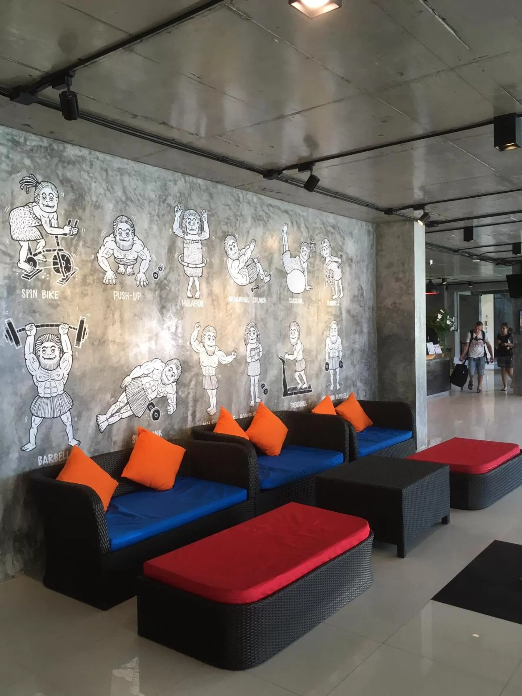 Living room in Maneetel Krabi Beachfront-SHA Plus