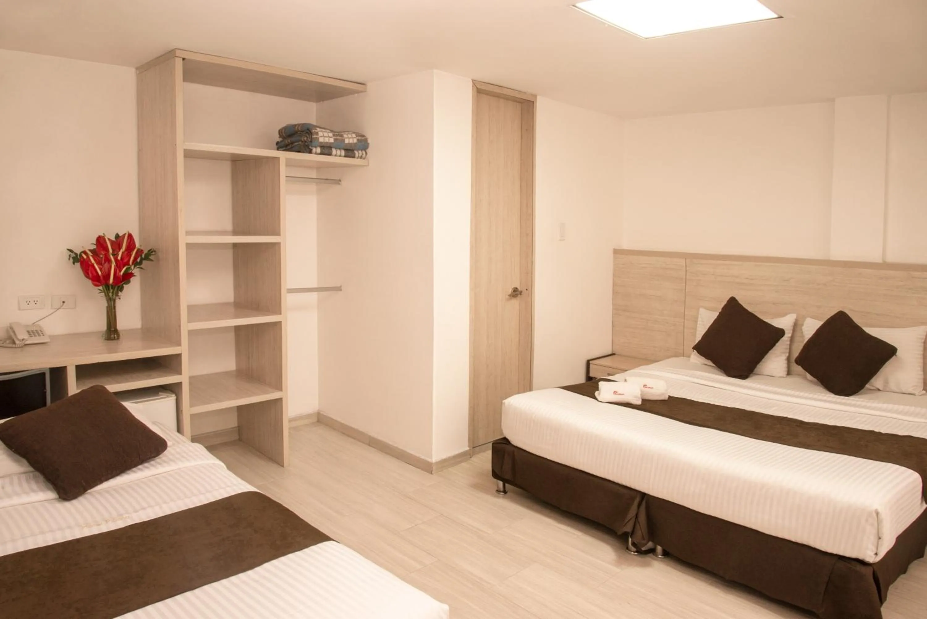 Bed in Hotel Bestmark Platino