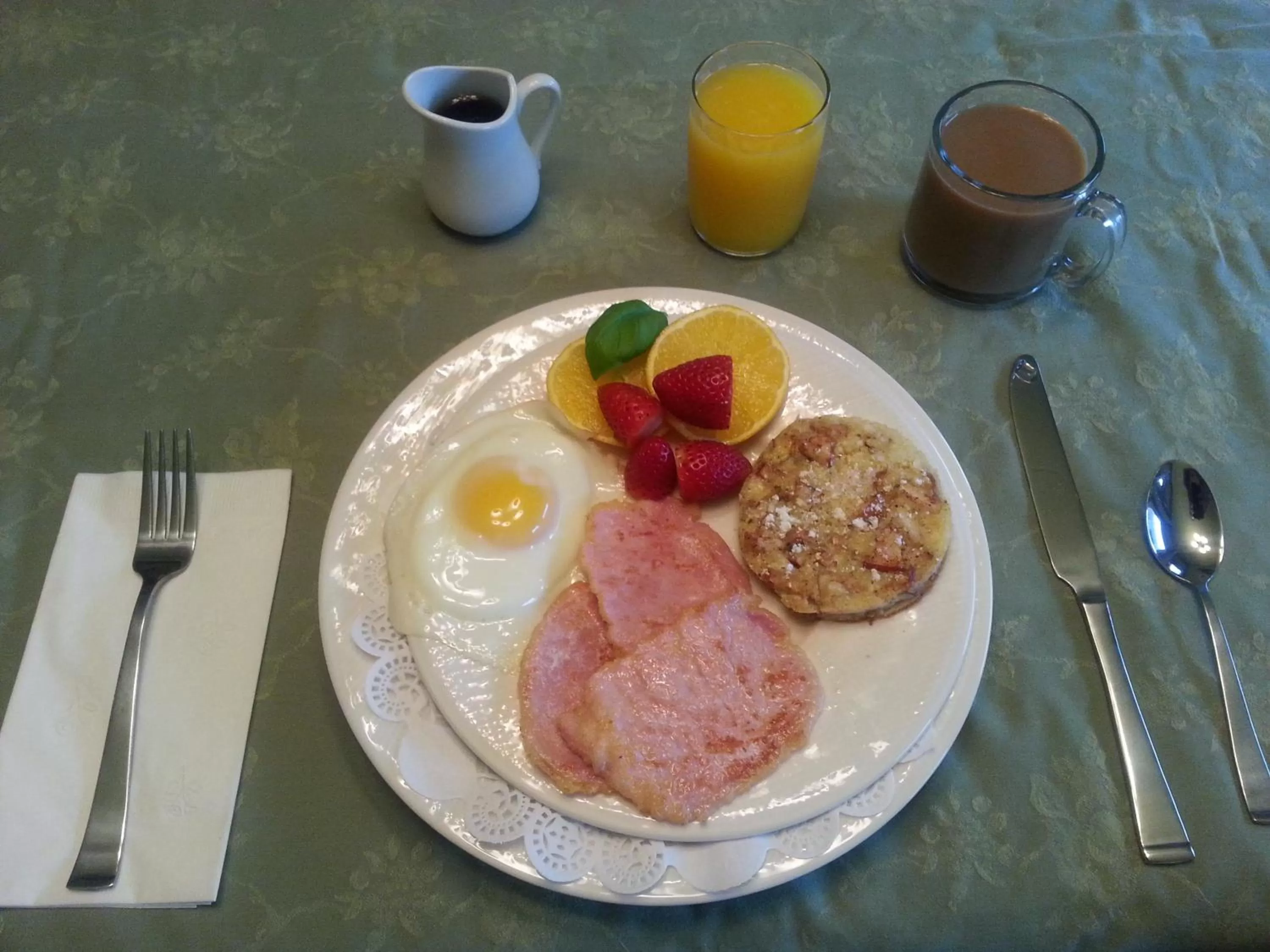 Breakfast in A Hidden Gem Bed and Breakfast