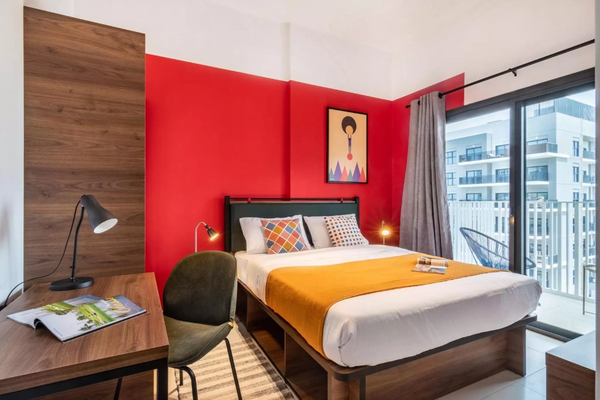 Bedroom, Bed in YouCo coliving Dubai