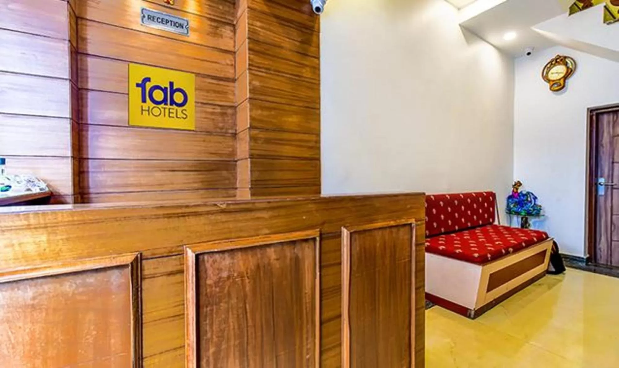 Lobby or reception in FabHotel Clock View 500M From The Mall Road