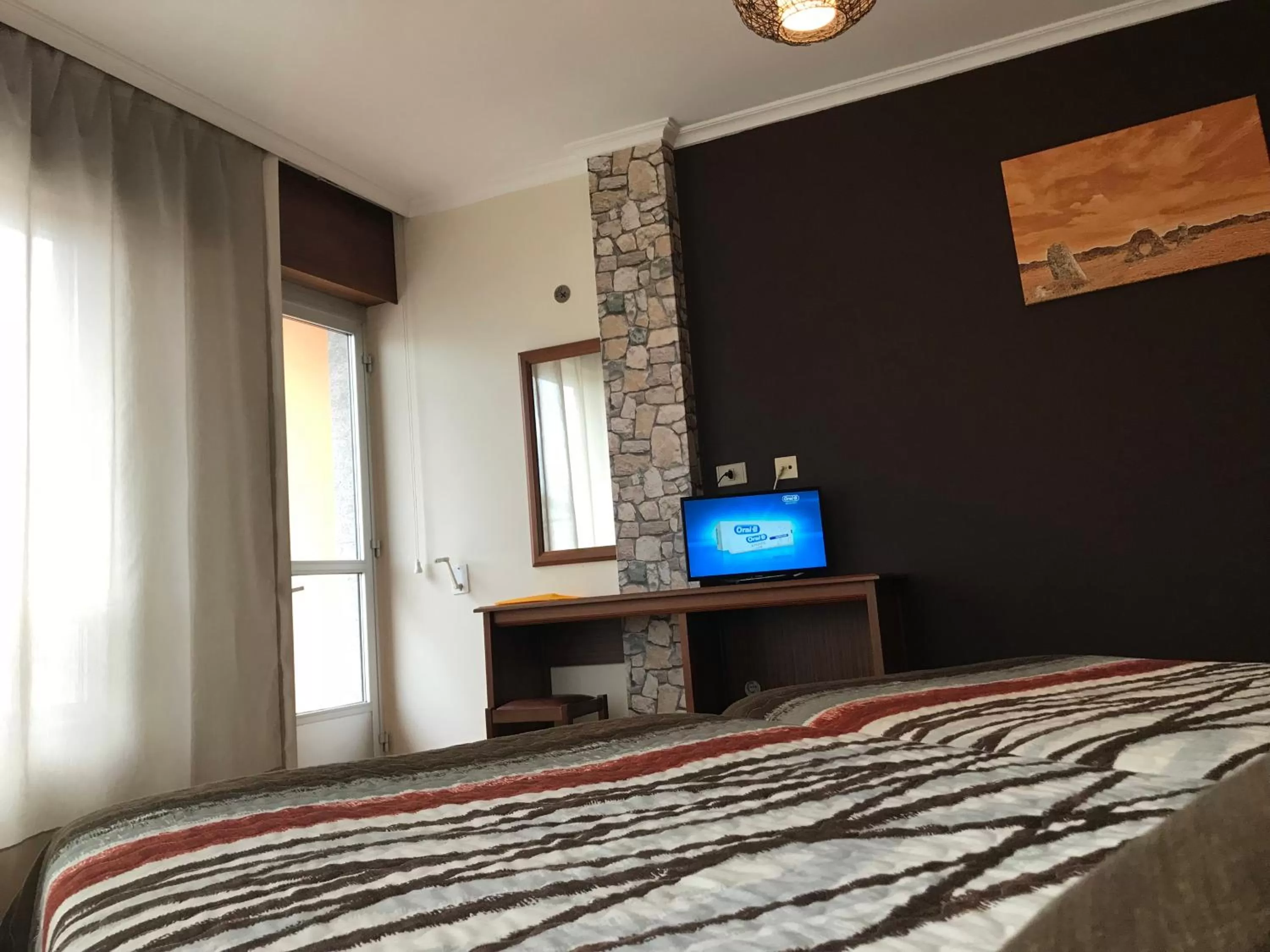 Decorative detail, Bed in Hotel Celta Galaico