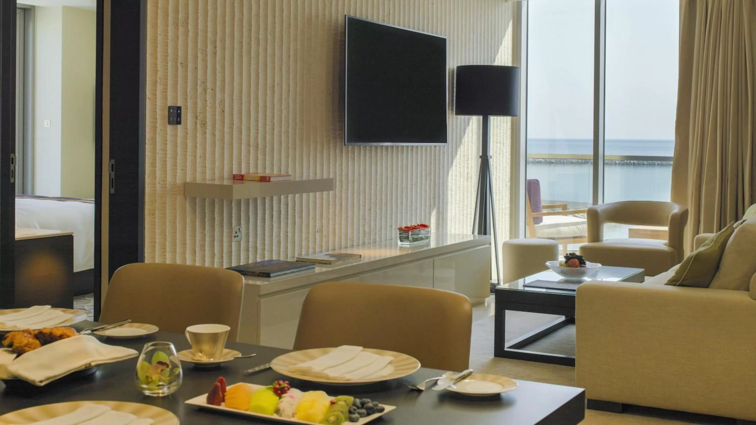 Dining area in Kempinski Hotel Muscat