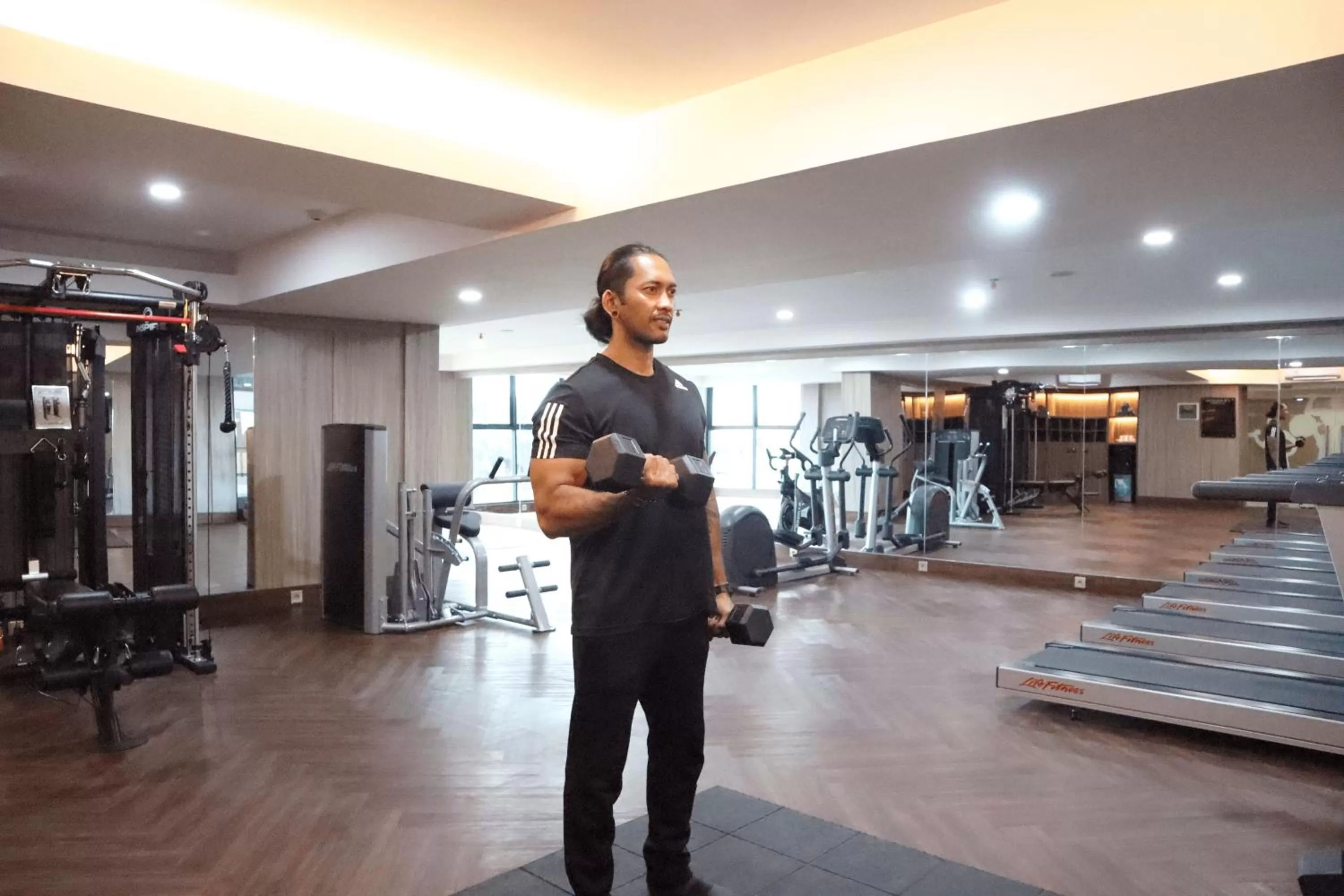 Fitness centre/facilities in Dream of Aventus Hotel Kuta